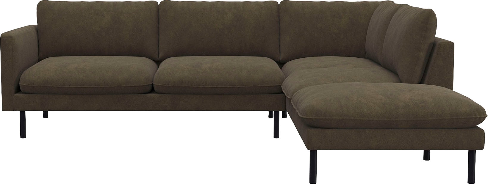 FLEXLUX Ecksofa "Bolzano Designsofa, bequem durch Kaltschaum im Sitz, L-For günstig online kaufen