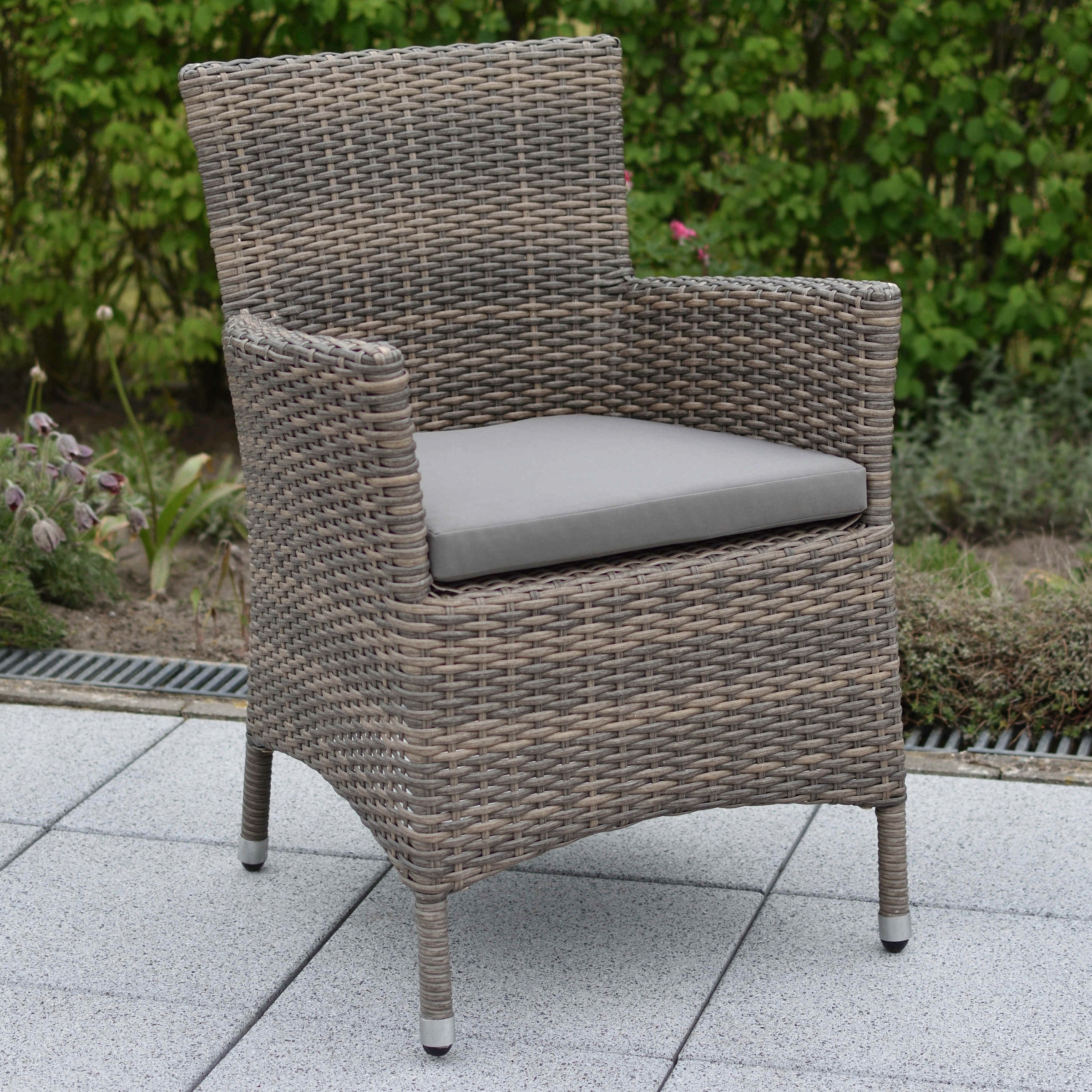 MERXX Gartensessel »Teneriffa« Set, 2 Stk. tlg. 2er Set, Polyrattan, inkl. günstig online kaufen