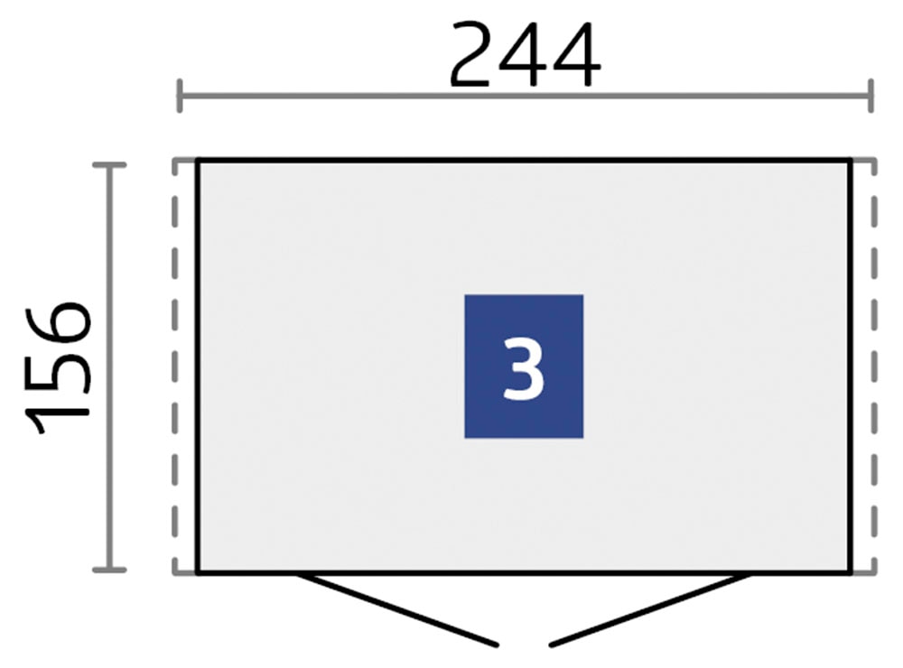 Biohort Gerätehaus »Europa Gr. 3, verschiedene Farben« Qualitäts-Geräteschuppen aus Metall