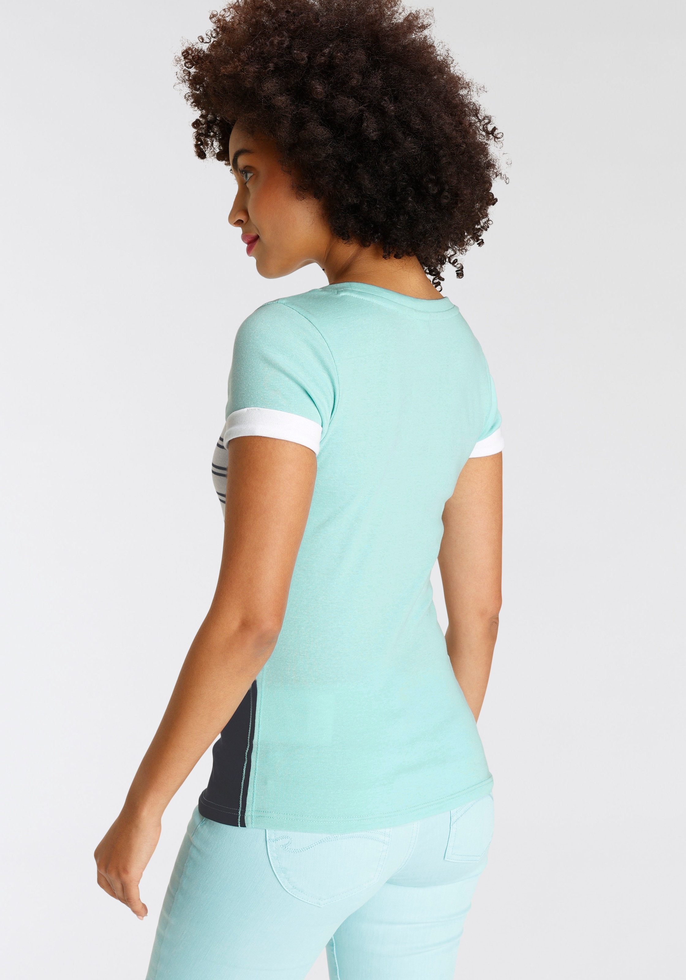 KangaROOS T-Shirt, im kaufen & trendigen online KOLLEKTION NEUE - Colorblocking-Mix Streifen