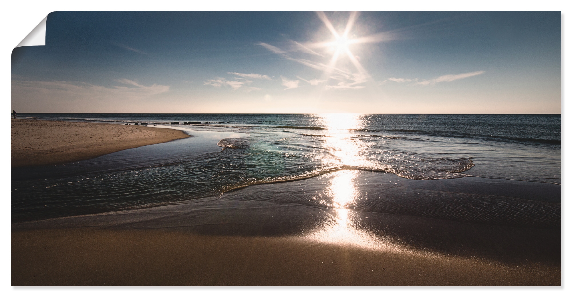 Artland Wandbild »Sylt IV«, Strand, (1 St.), als Leinwandbild, Poster, Wandaufkleber in verschied. Größen