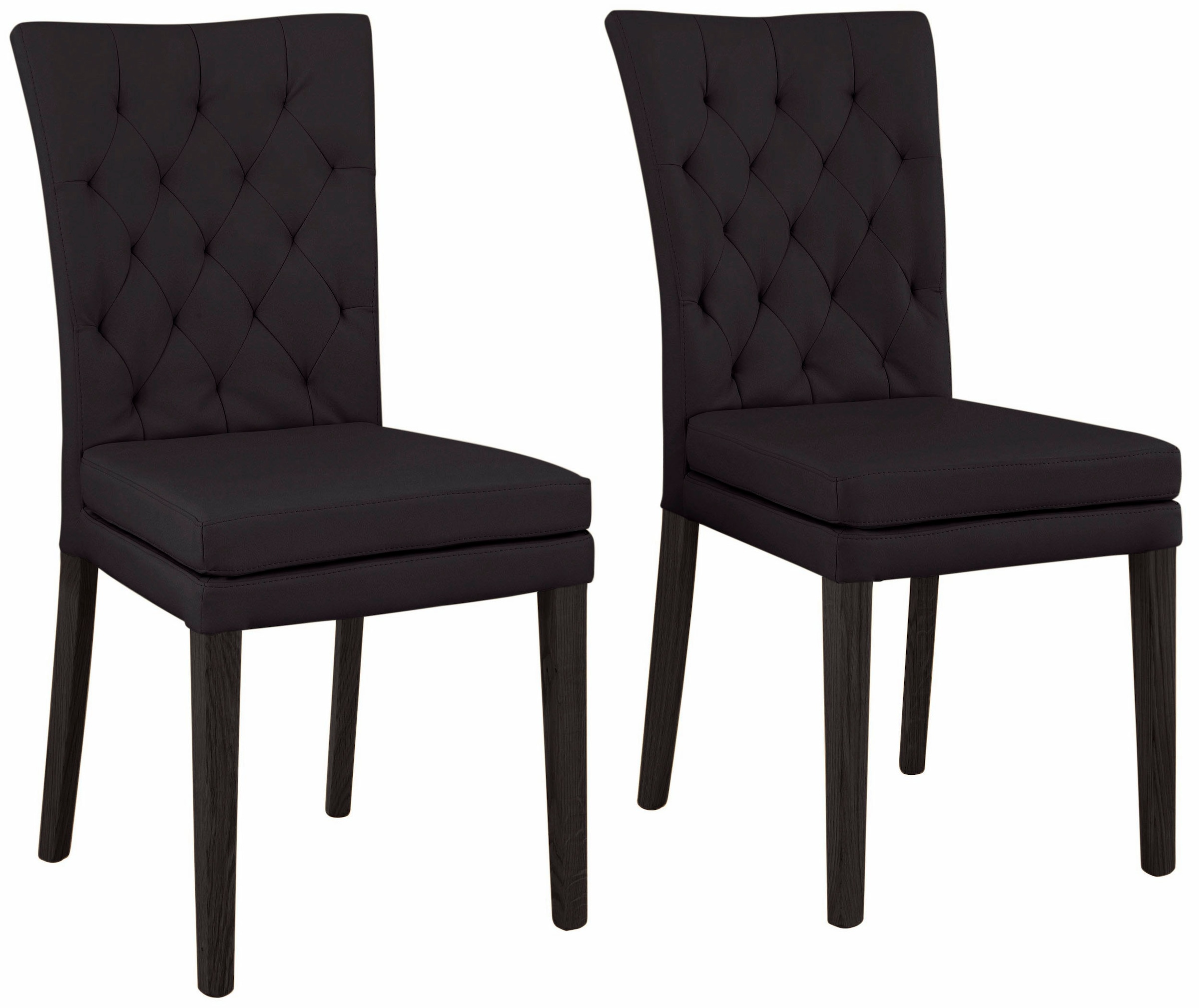 Home affaire 4-Fußstuhl »Colorado« (Set) 6 Stk.Beine aus Buche, wengefarben günstig online kaufen