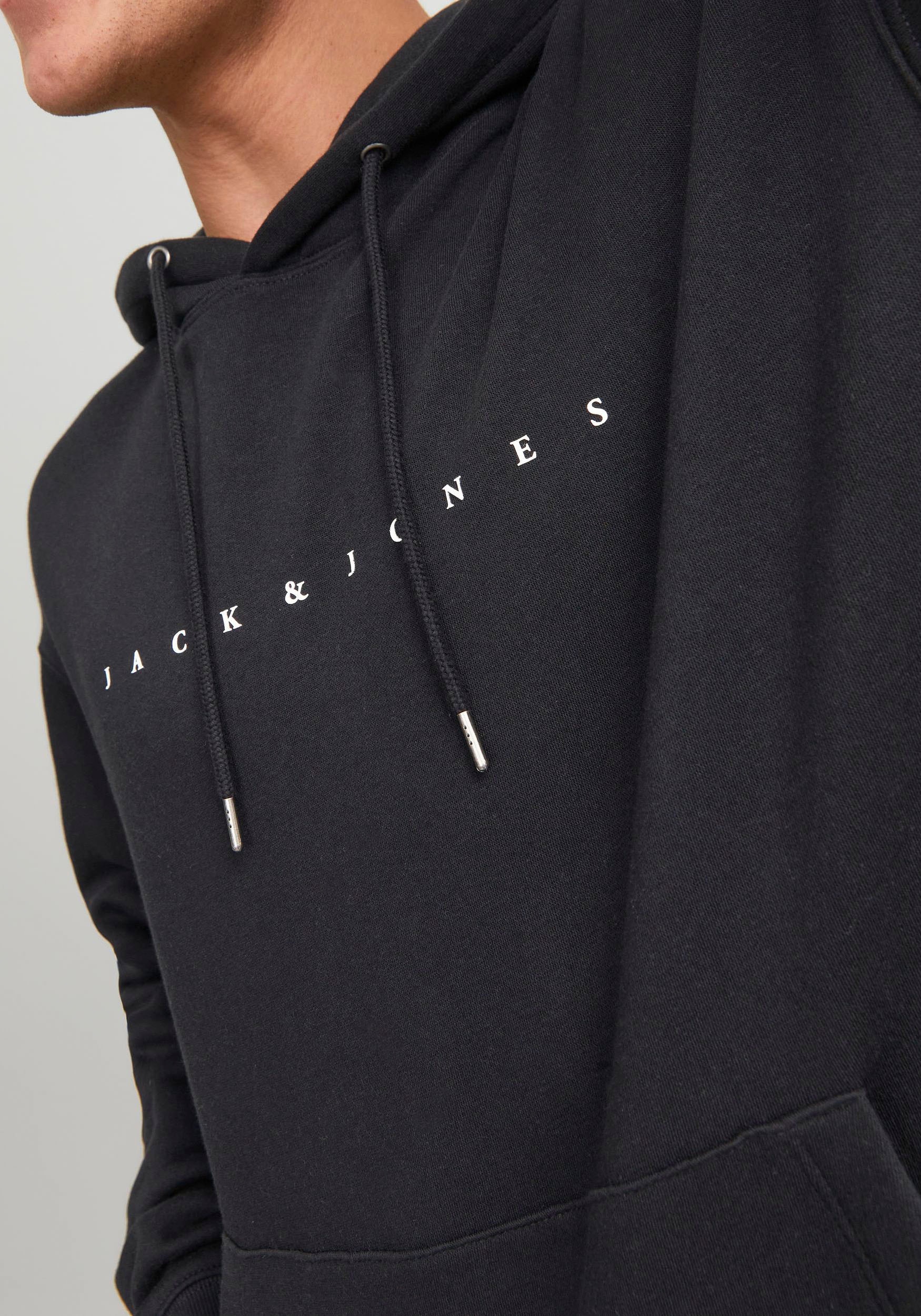 Jack & Jones Kapuzensweatshirt »JJESTAR JJ SWEAT HOOD NOOS«, mit Logo Print im 3D Look