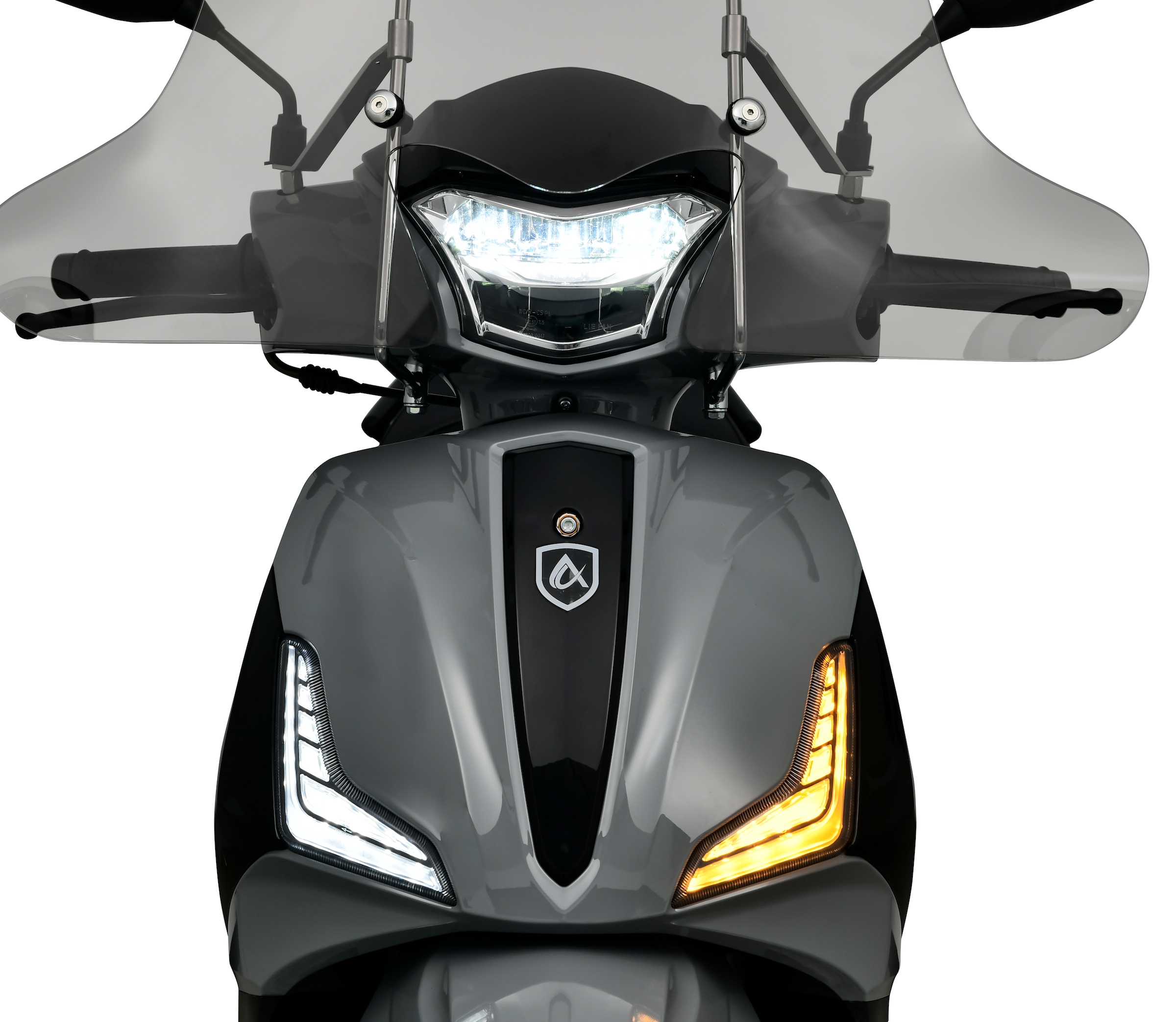 Alpha Motors Motorroller »Motorroller Libero 125 ccm 90 km/h 16-Zoll grau-schwarz« 125 cm³ 90 km/h Euro 5 9,5