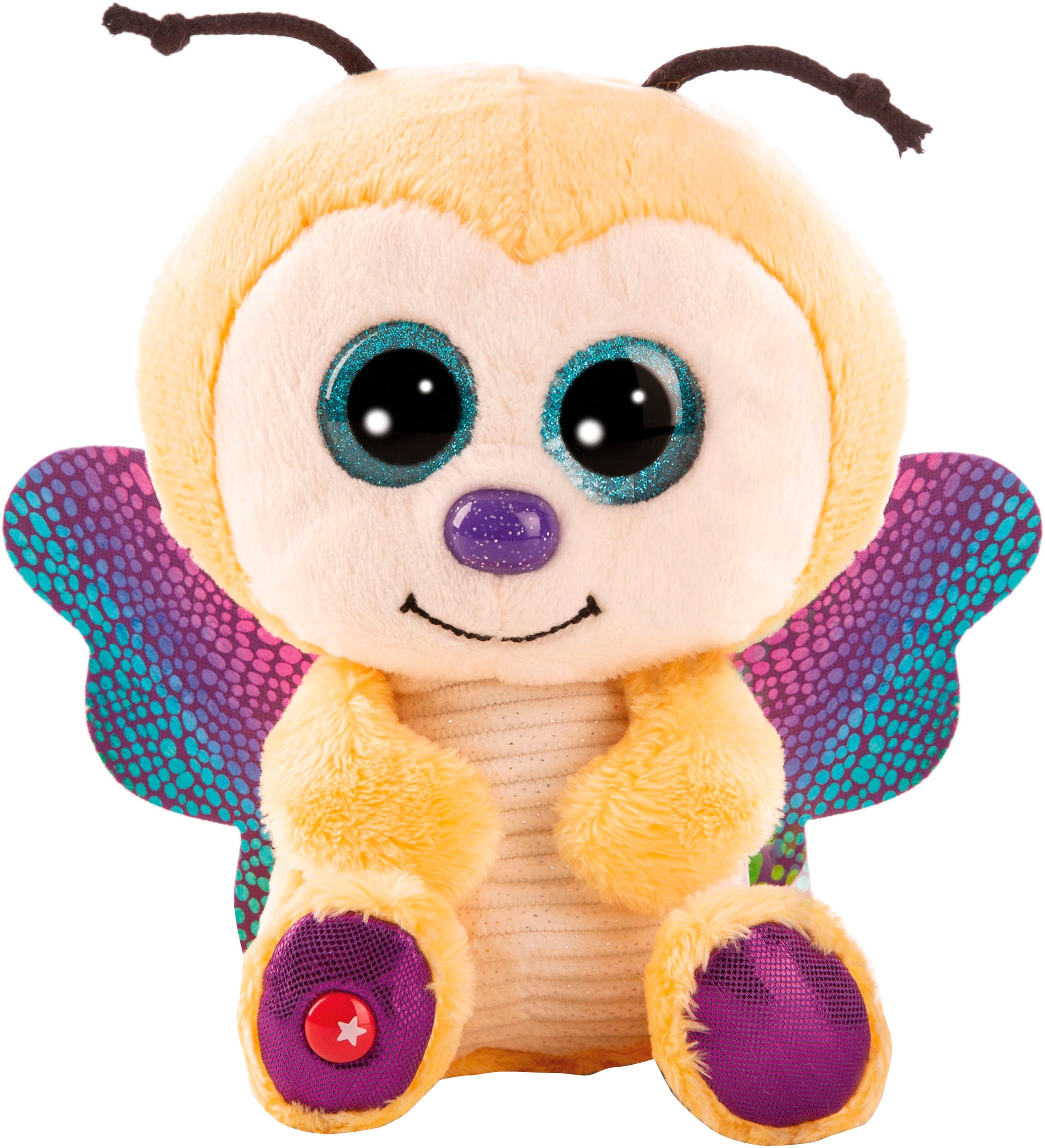 Nici Kuscheltier »Glubschis, Schmetterling Sunshine Lou 25 cm schlenkernd«