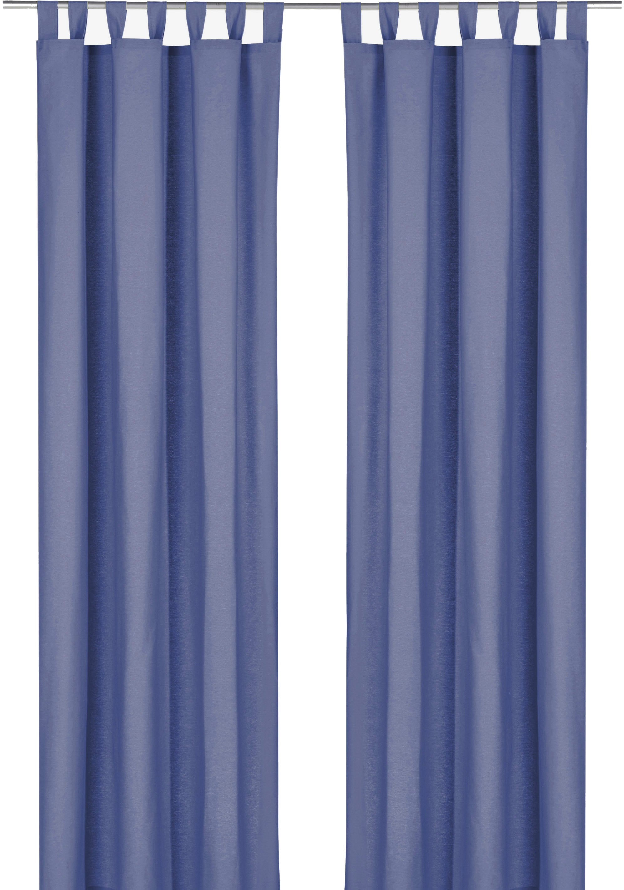 Weckbrodt Vorhang »Sento«, (1 St.), Baumwolle, blickdicht, matte Struktur, unifarben, Gardine, Store