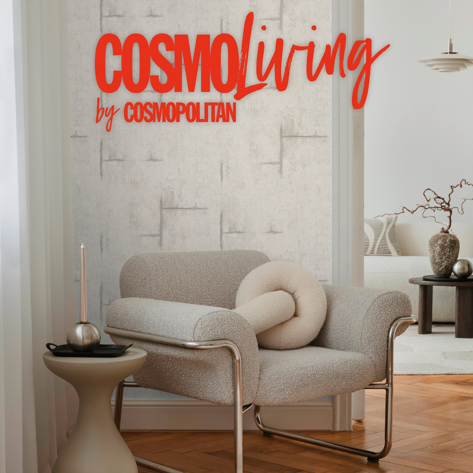 CosmoLiving by Cosmopolitan Vliestapete »Graphite Groove-Edge Betonoptiktapete« matt strukturiert Betonoptik mit modernem Industrial-Charme