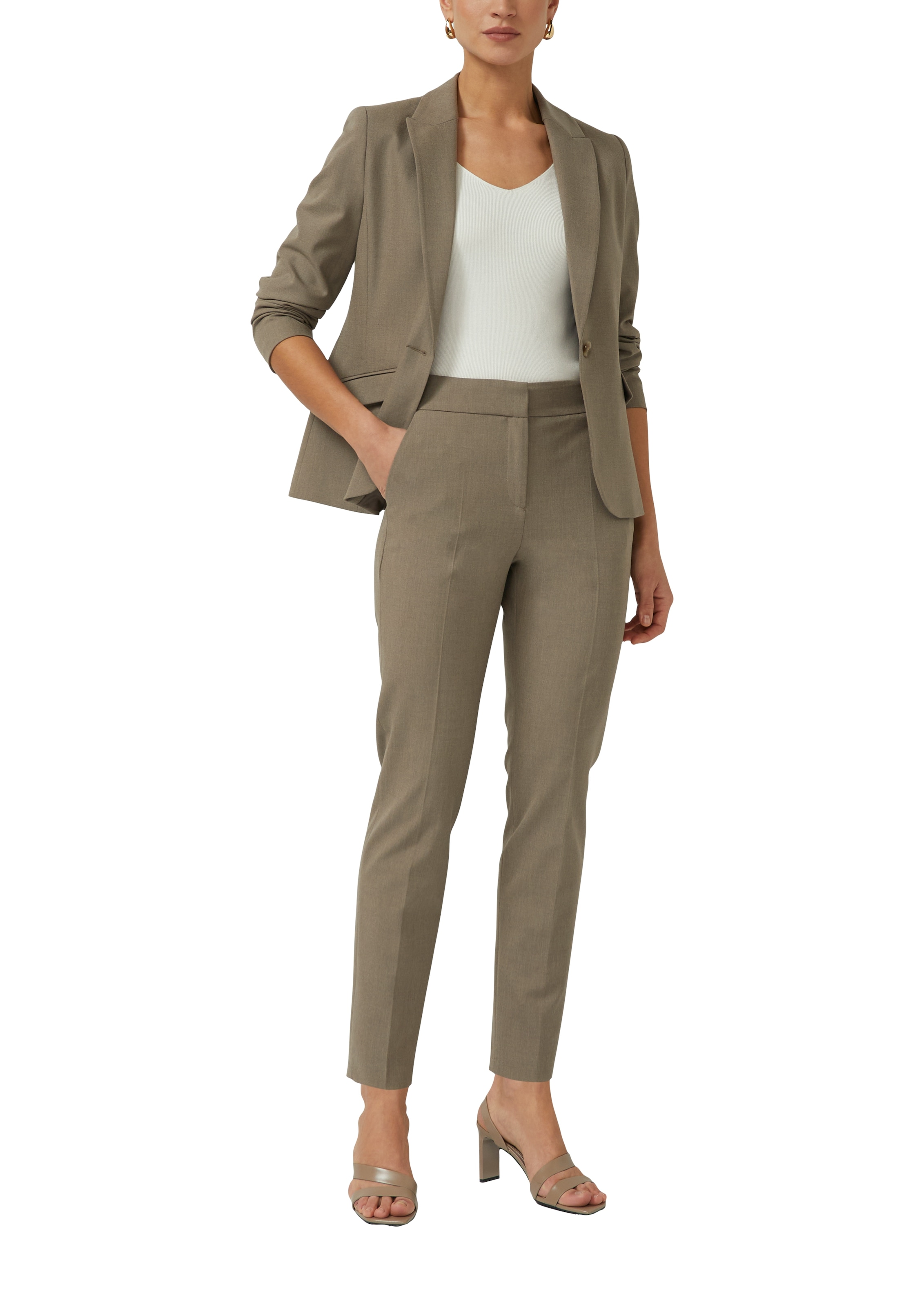 s.Oliver BLACK LABEL Jackenblazer mit 1-Knopf-Verschluss