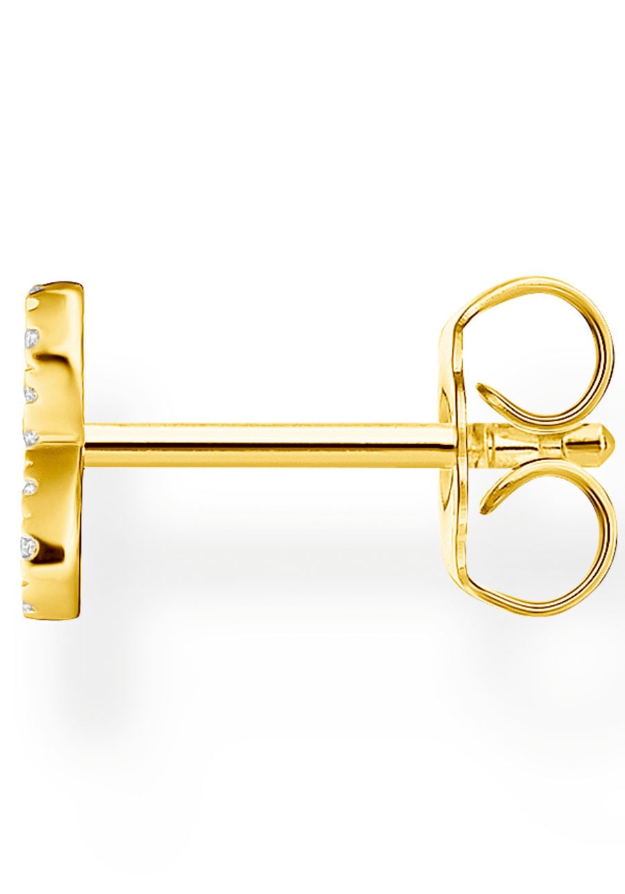 THOMAS SABO Single-Ohrstecker »Infinity/Unendlichkeitsschleife, H2216-051-14, H2216-414-14«, mit Zirkonia (synth.)