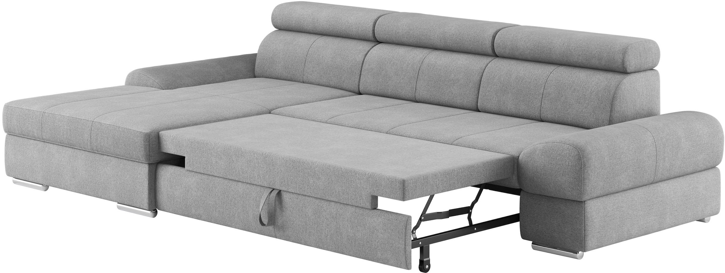 sit&more Ecksofa »Broadway L-Form«, inklusive Kopfteilverstellung, wahlweise mit Bettfunktion