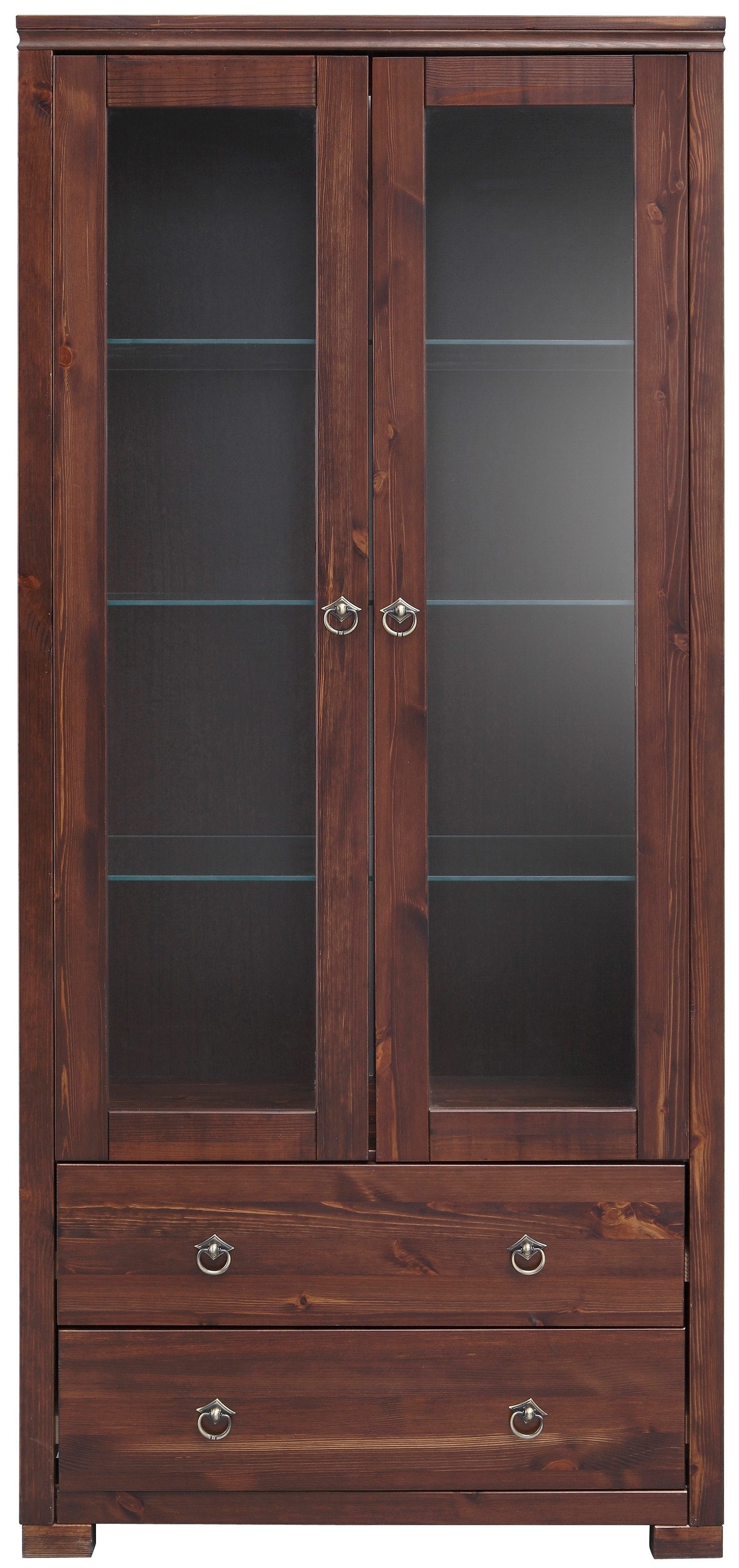 Home affaire Vitrine »Gotland«, Breite 80 cm, Höhe 178 cm, mit Glastüren, a günstig online kaufen