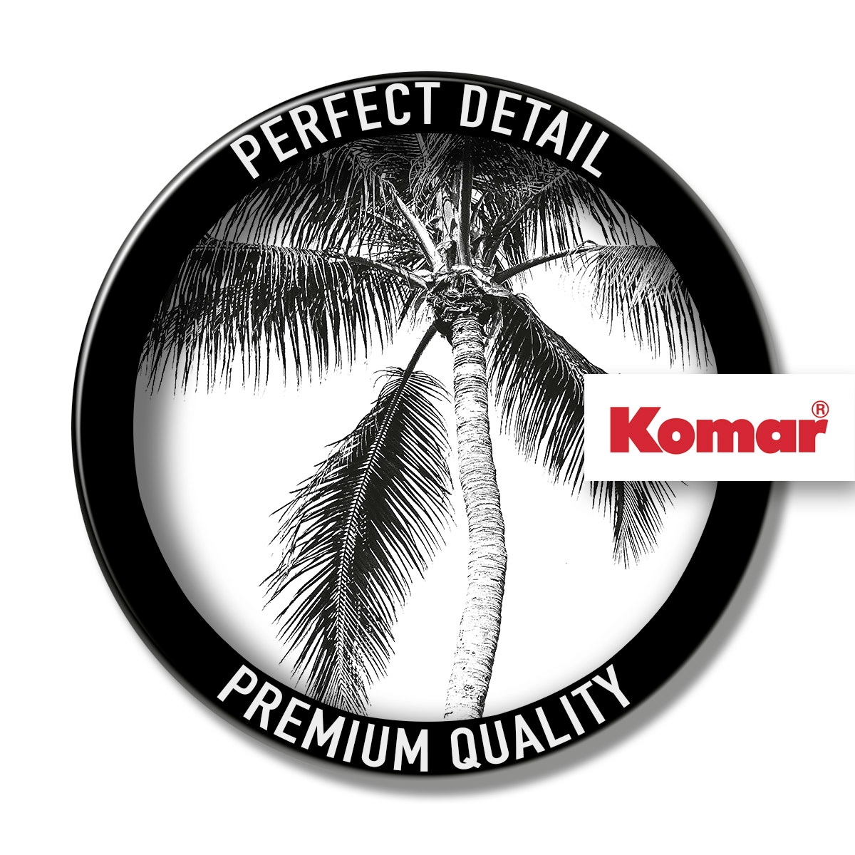 Komar Fototapete »Retro Palm«, bedruckt, 200 x 250 cm (Breite x Höhe) - Tapete, Vlies, Wohnzimmer, Schlafzimmer