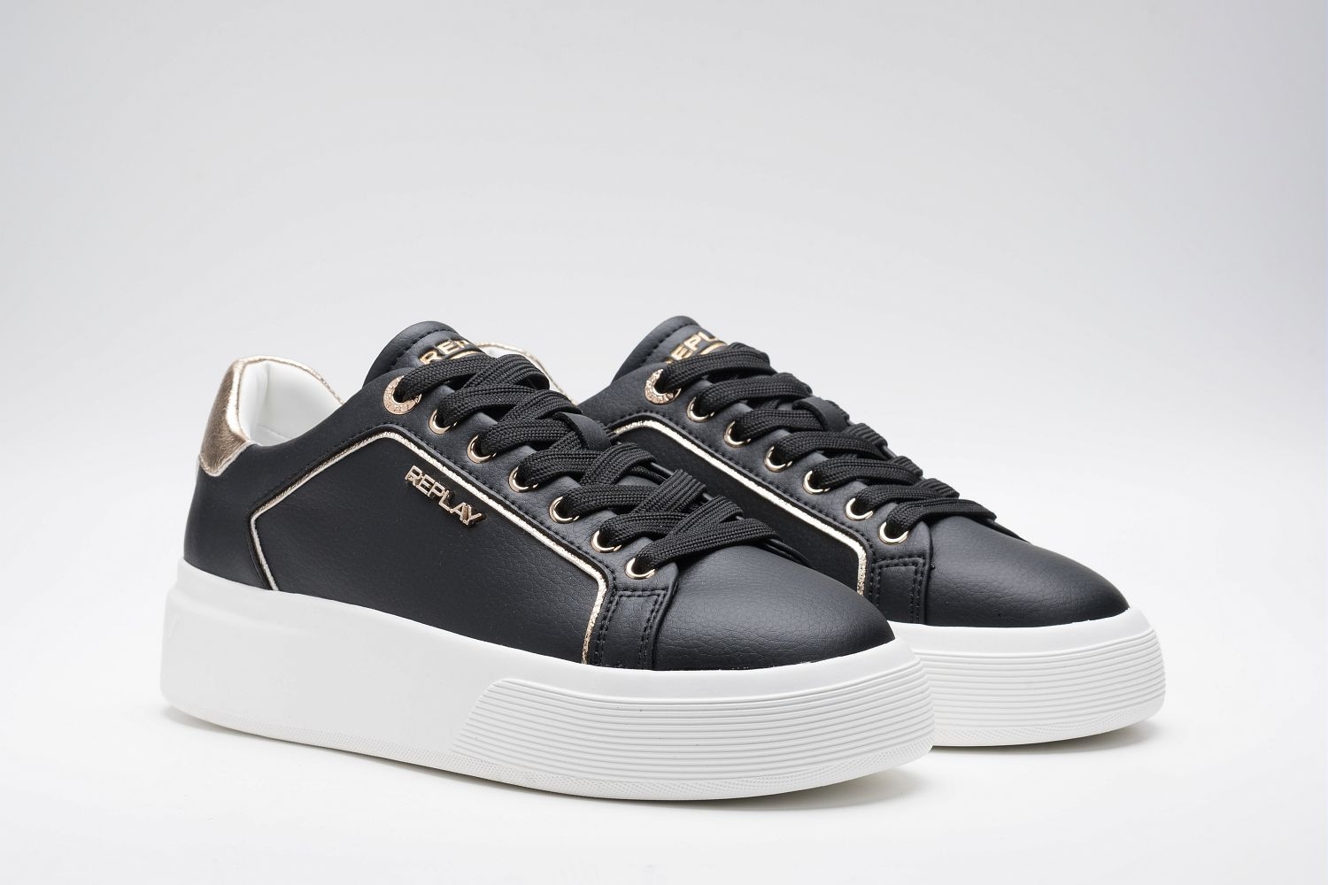 Replay Plateausneaker  Freizeitschuh, Schnürschuh, Halbschuh mit Label