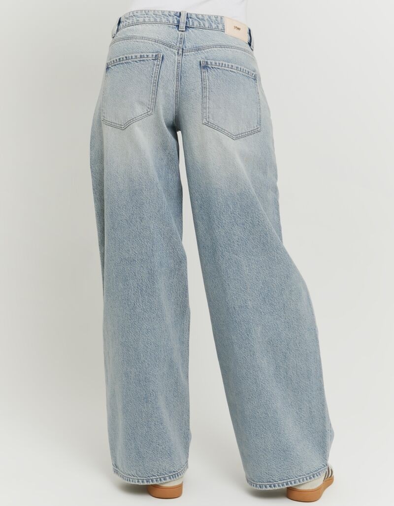 Tally Weijl Low-rise-Jeans »SPADEDODA« aus hochwertigem Baumwoll-Lyocell-Mix, tief geschnitten in weitem Fit