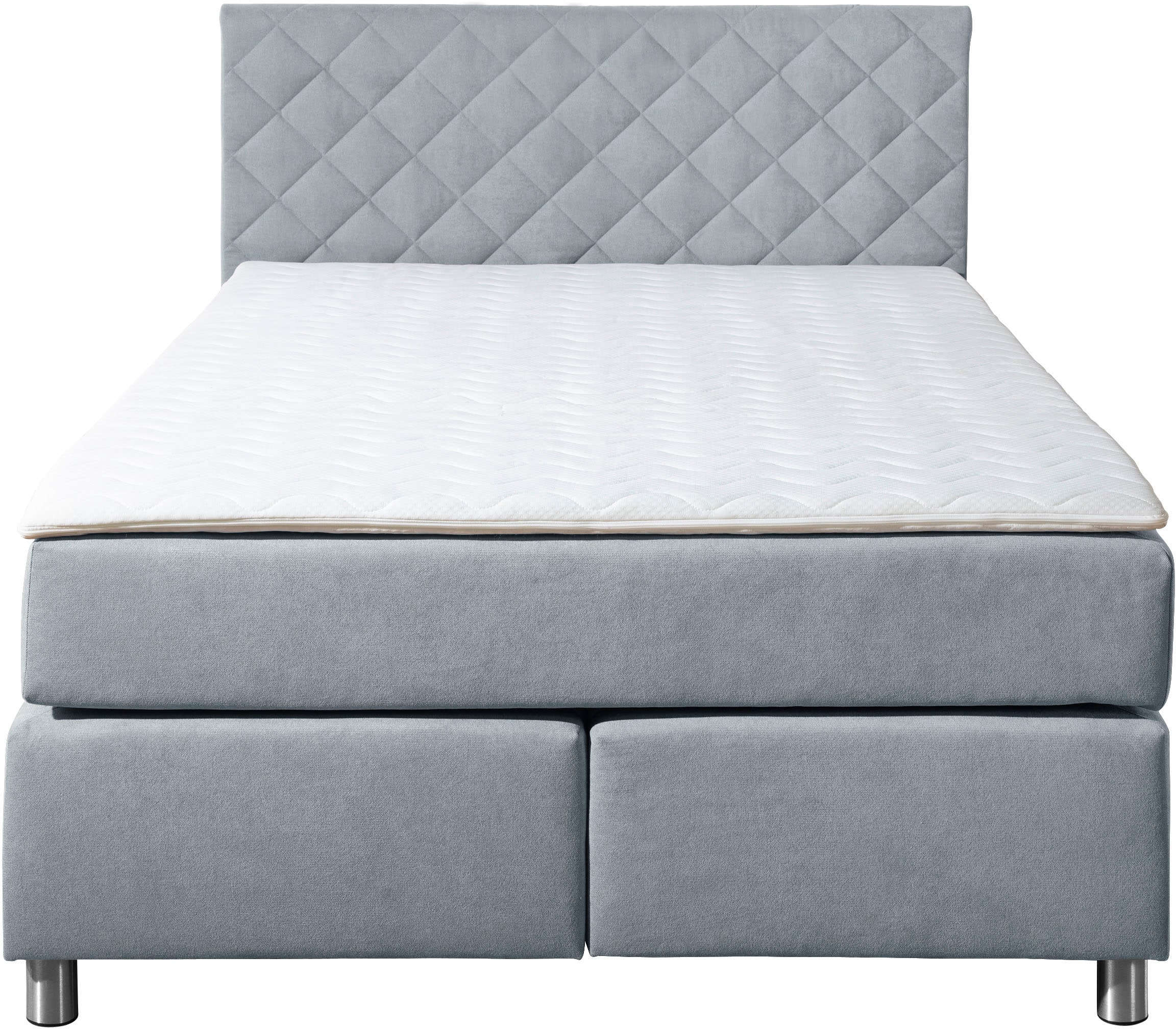 Leonique Boxspringbett »Bernard, in verschiedenen Breiten«, inkl. Topper, Matratze in H2, H3 oder H4 erhältlich