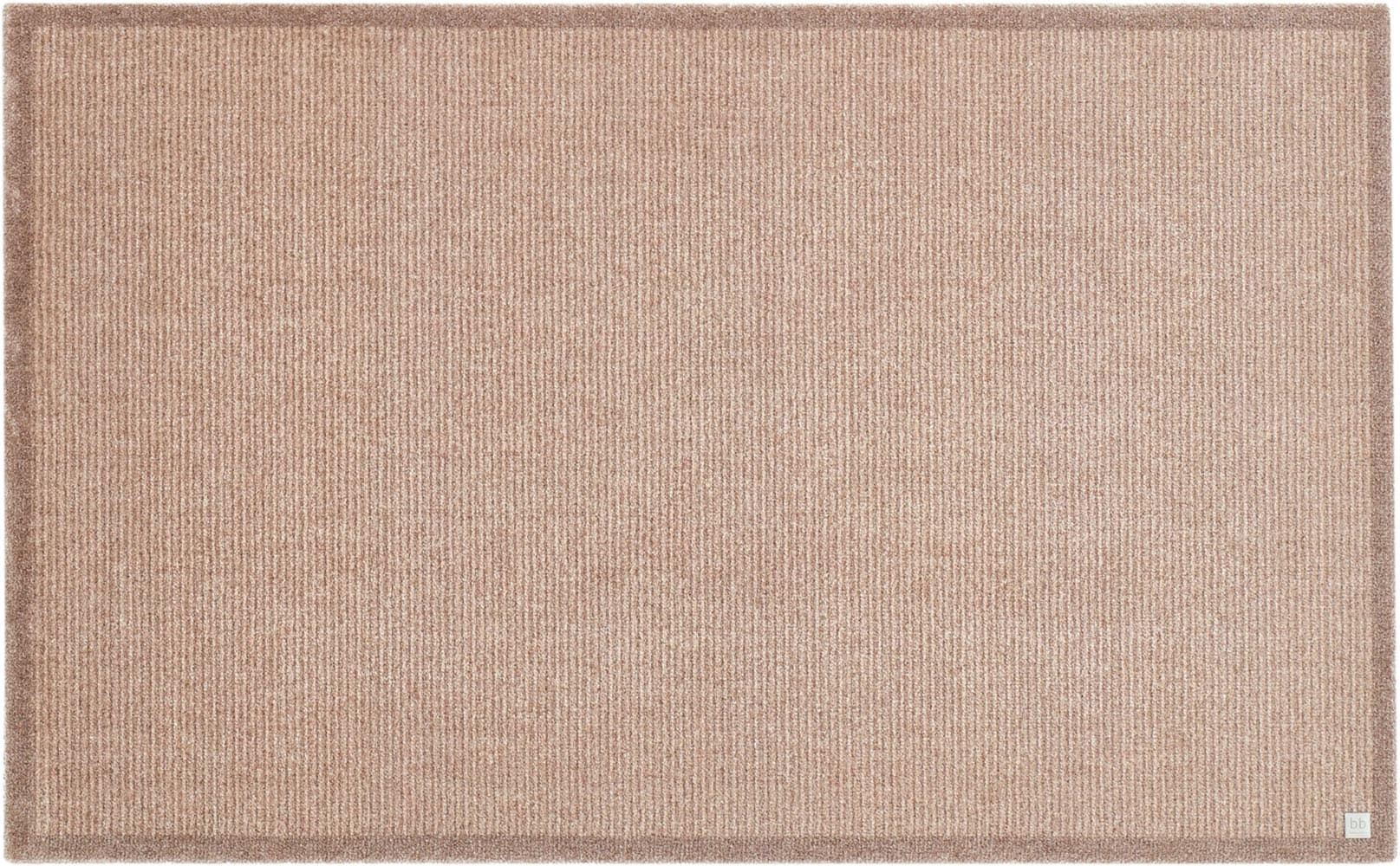 Barbara Becker Fußmatte »Gentle Schmutzfangmatte & Läufer« rechteckig 7 mm Höhe Schmutzfangteppich, Schmutzmatte, dezentes Streifen Design, waschbar