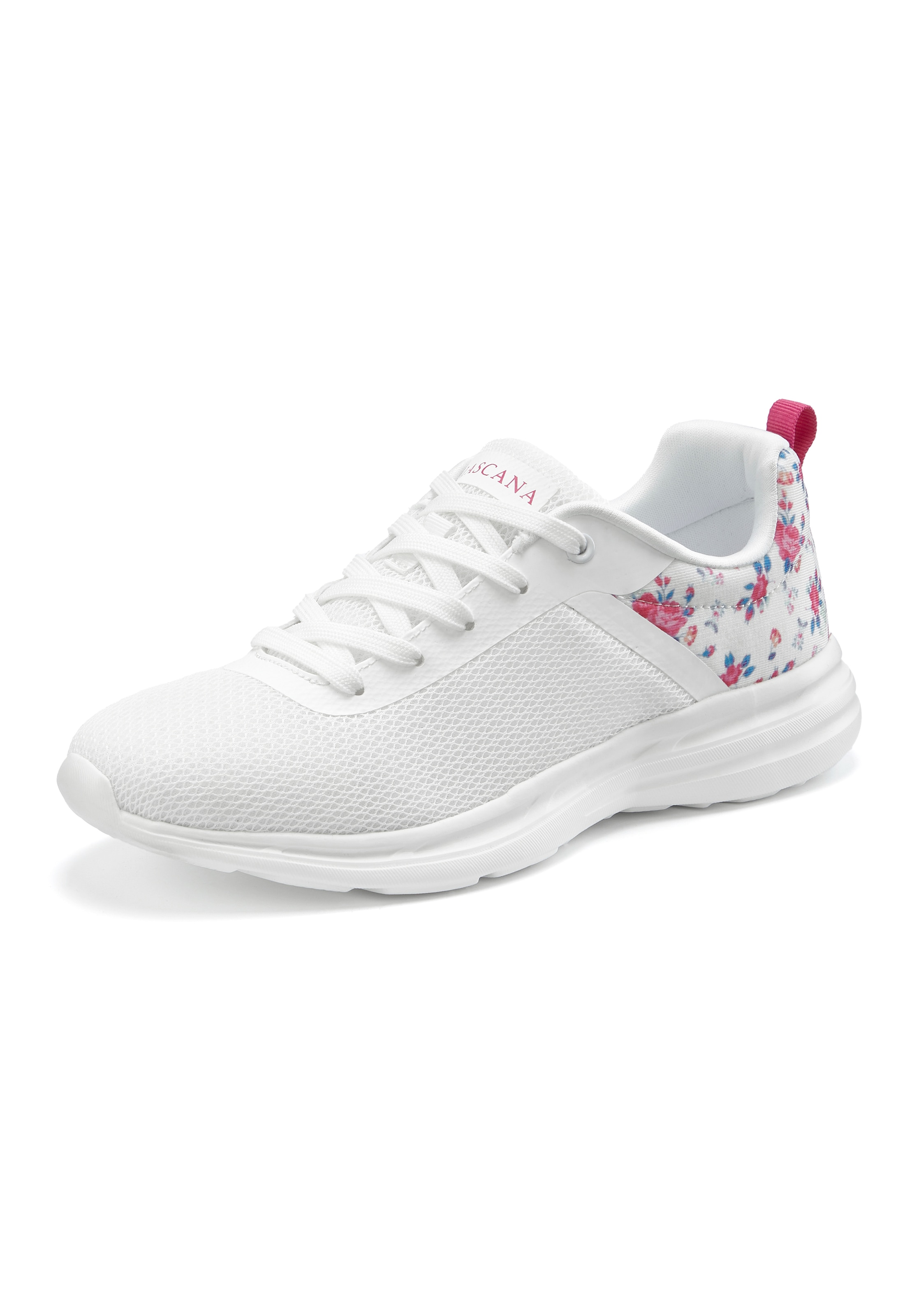 LASCANA Sneaker »Freizeitschuh, Halbschuh,«  mit Blumen-Print VEGAN