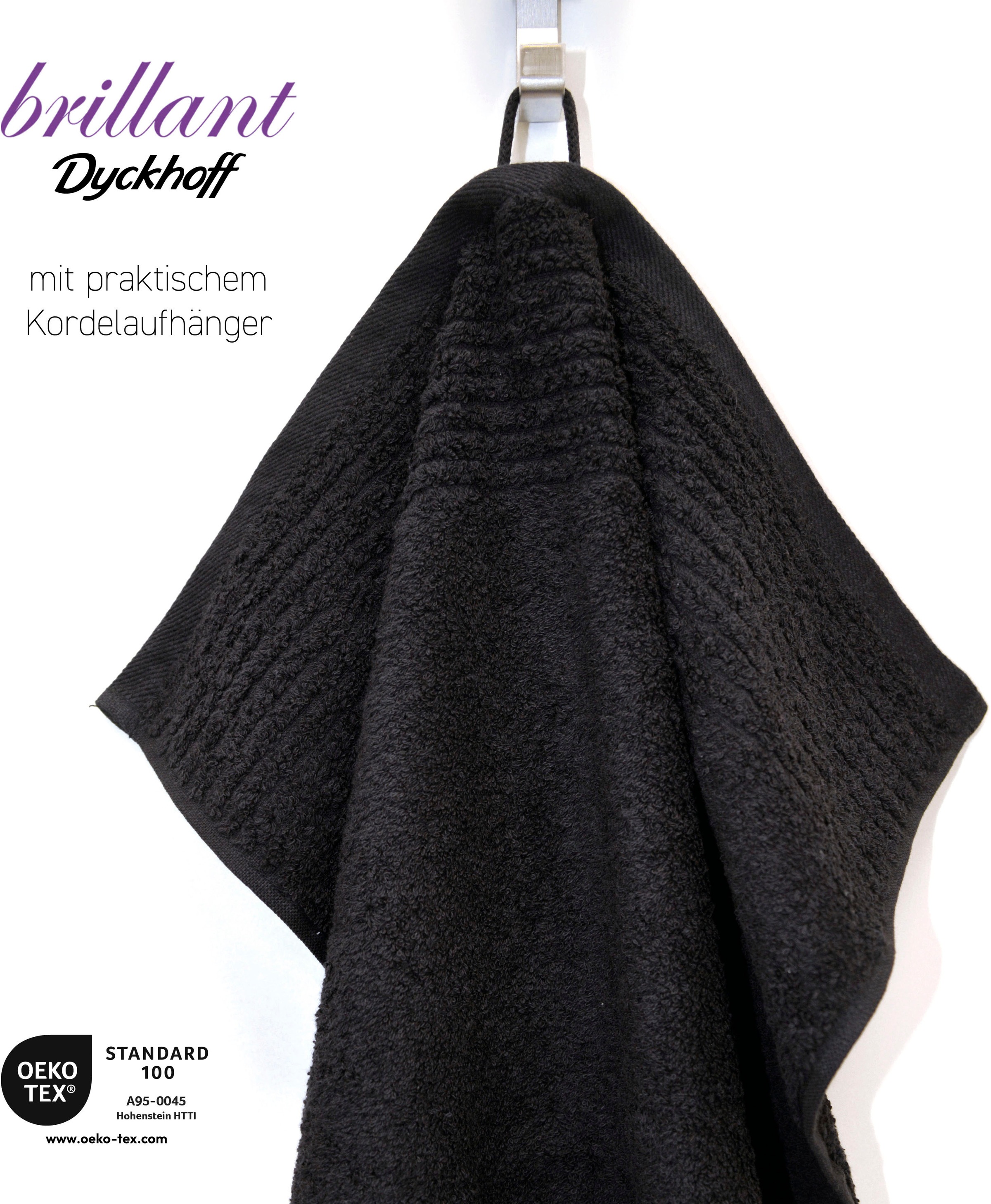 Dyckhoff Handtuch Set »Brillant«, (Set, 6 St., 4 Handtücher (50x100 cm)-2 B günstig online kaufen