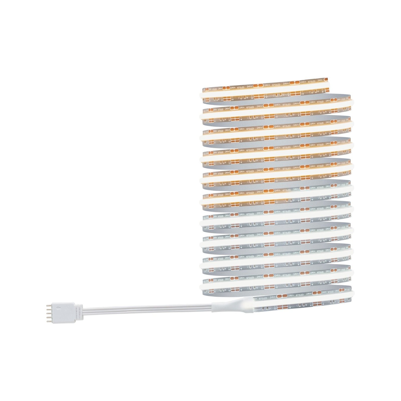 Paulmann LED-Streifen »MaxLED 1000 Basis Set 3m 25,5W 230/24V silber Kunststoff«, 1 St.-flammig, Full-Line COB 2700-6500K TunableWhite