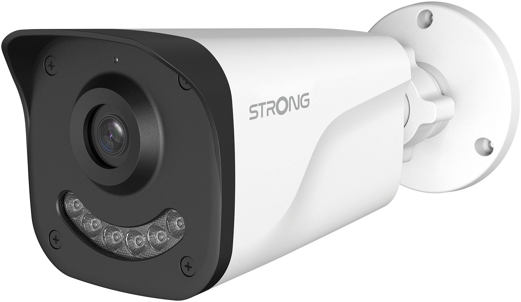 Strong Securitycam »Dual-Light PoE Außen-Überwachungskamera IP67«, 5-MP-Auflösung, Fahrzeugerkennung, Dual-Light Vision Farbaufnahmen