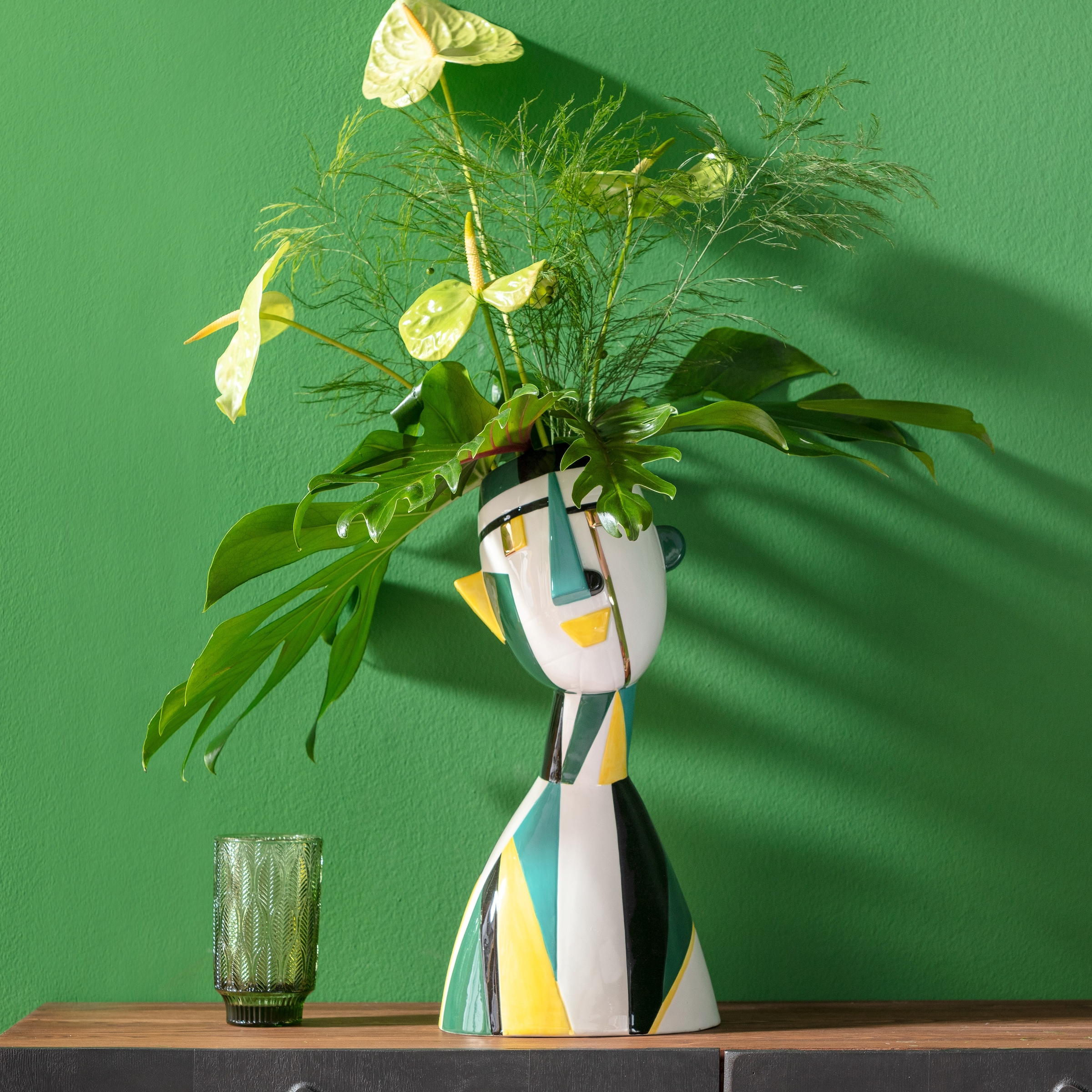 Kare Design Dekovase »Deko Happy Face 43cm«