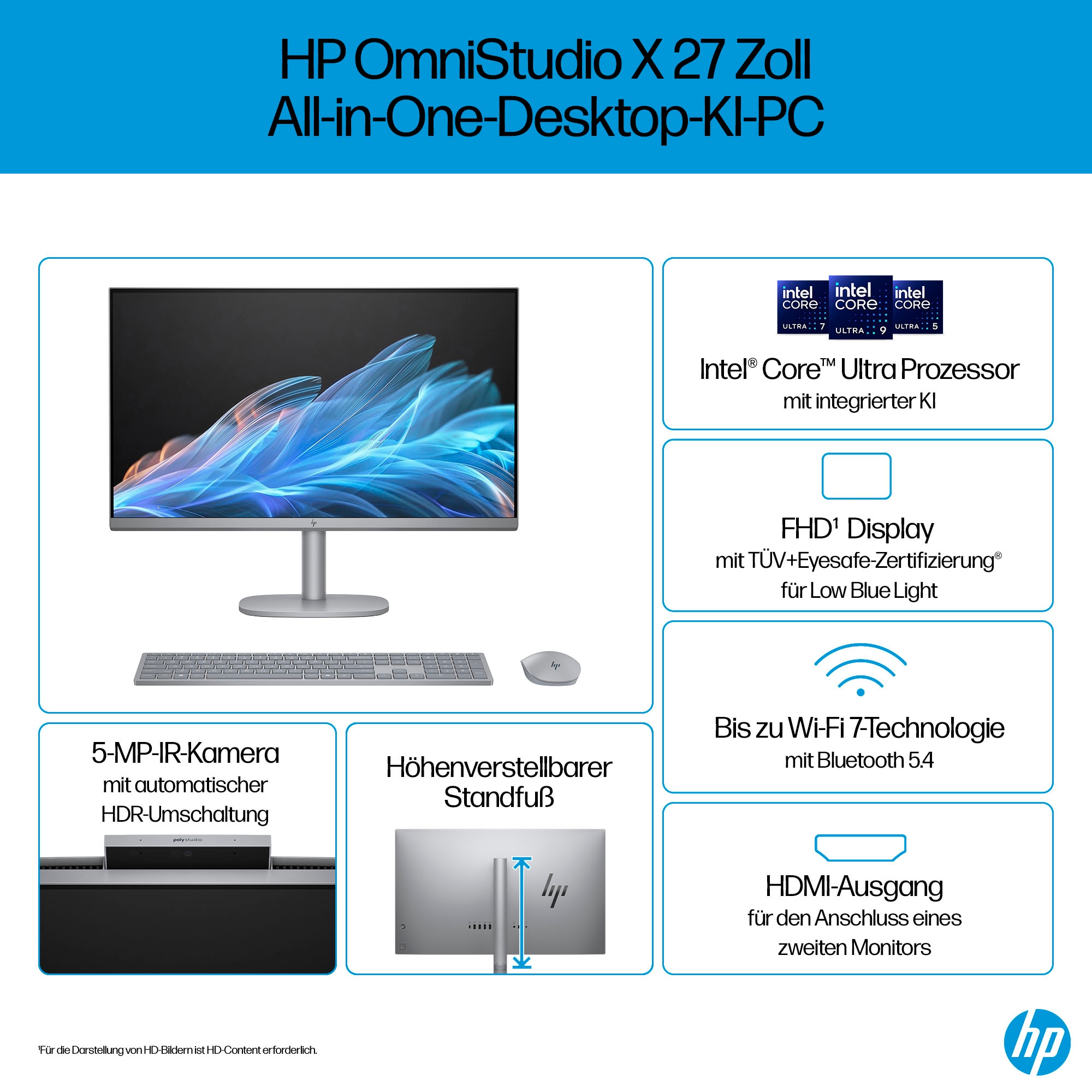 HP All-in-One PC »OmniStudio X 27-cs1075ng«