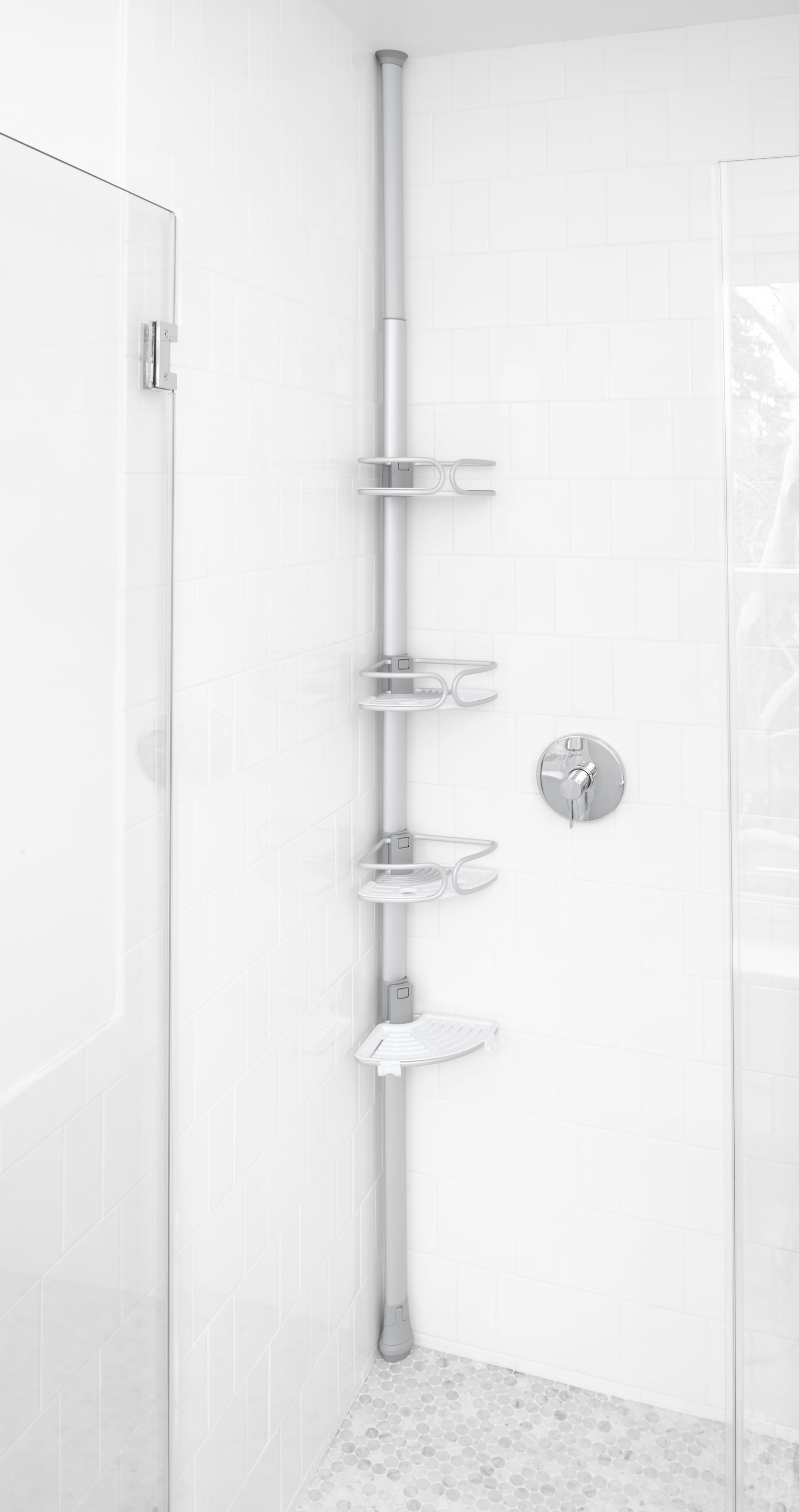 OXO Good Grips Regalelement »Teleskop-Duschregal aus Aluminium« 1 Stk. tlg. schnell ausziehbar