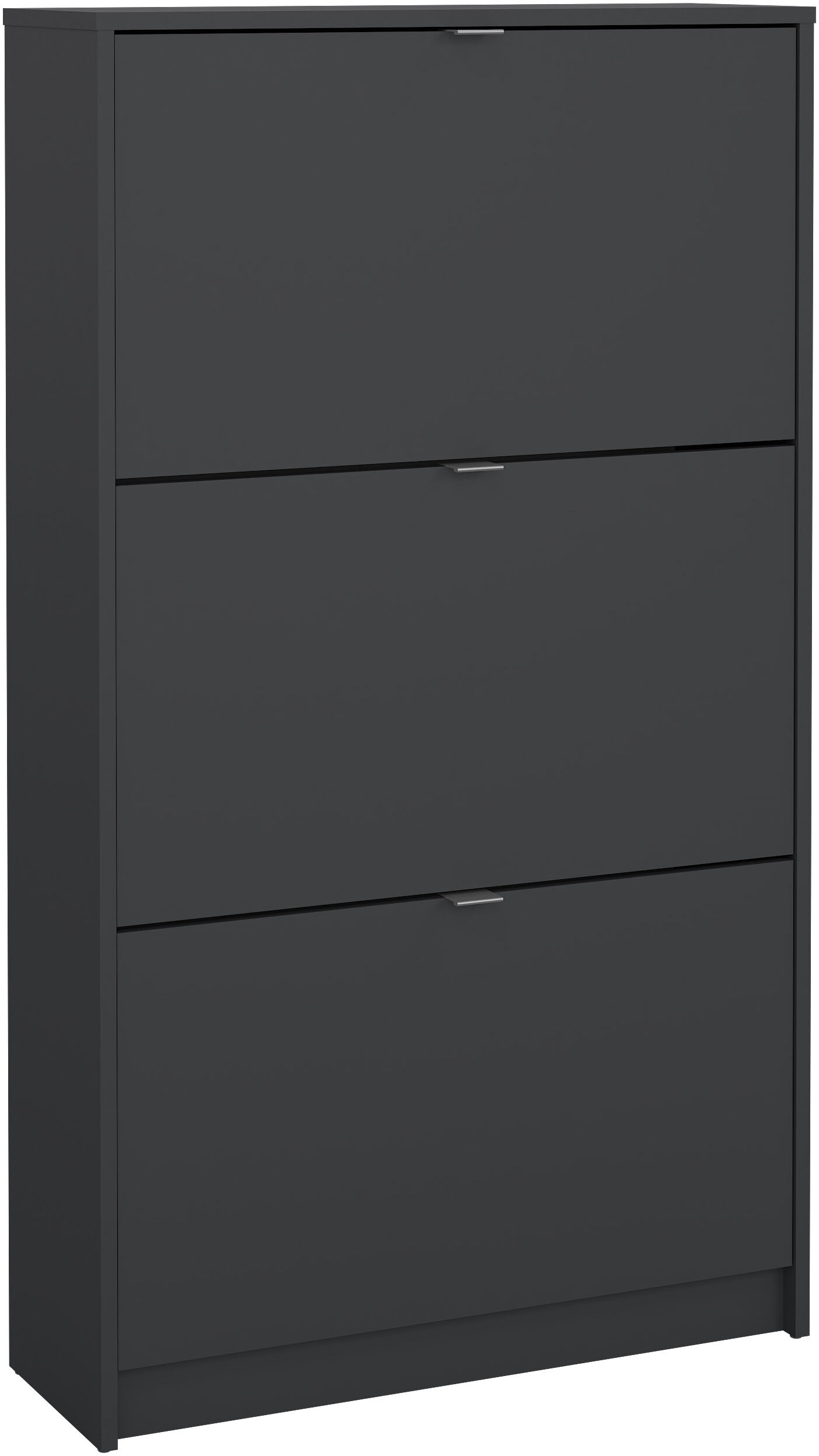 INOSIGN Schuhschrank »Shoes Schuhaufbewahrung, Schuhkommode, Schuhregal,«, mit drei Klappen, 2 Böden, Höhe 123 cm, ca. 18 Paar Schuhe