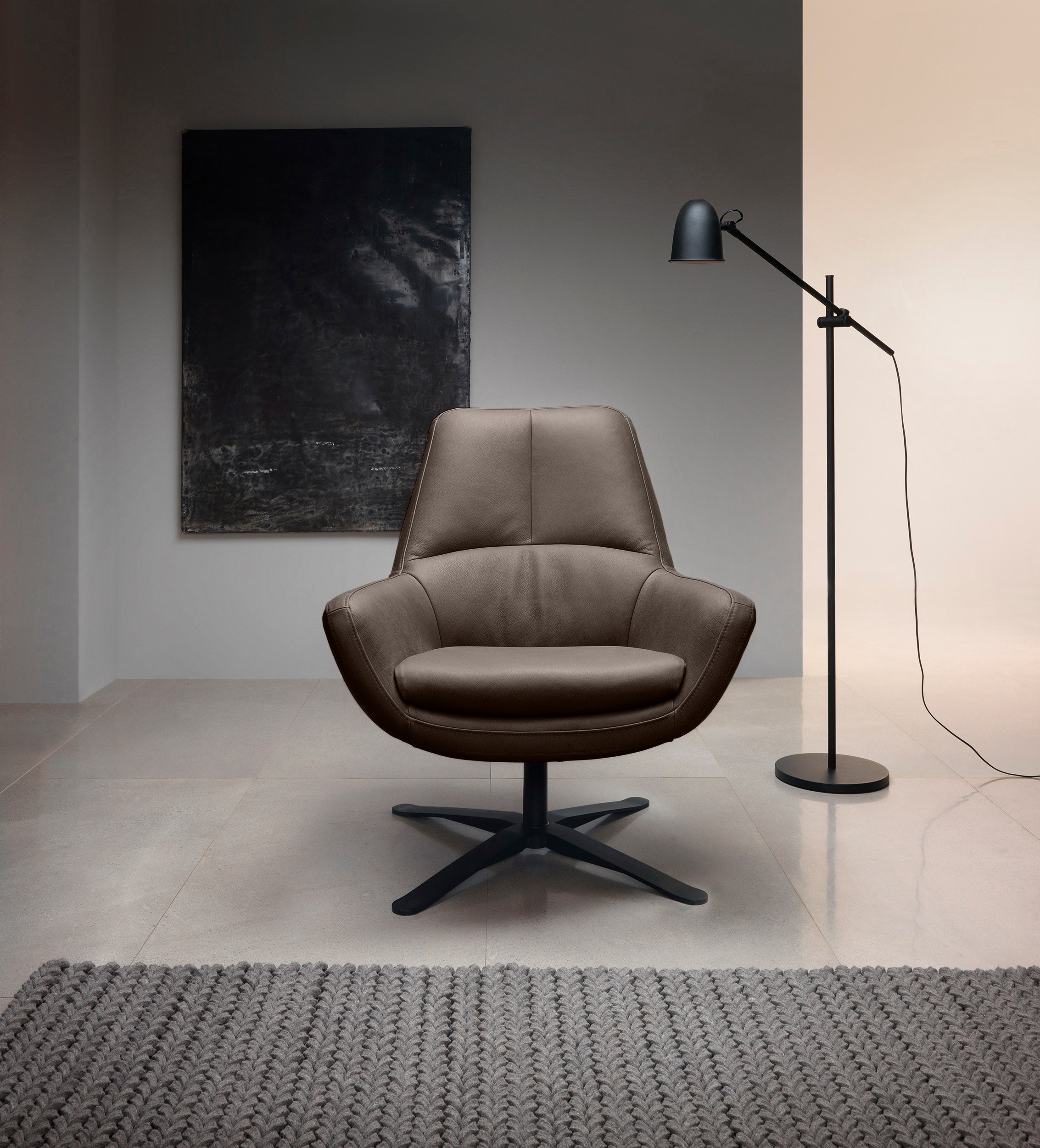 BETYPE Drehsessel »Be Organic Standard Back, Loungesessel«, in elegantem De günstig online kaufen