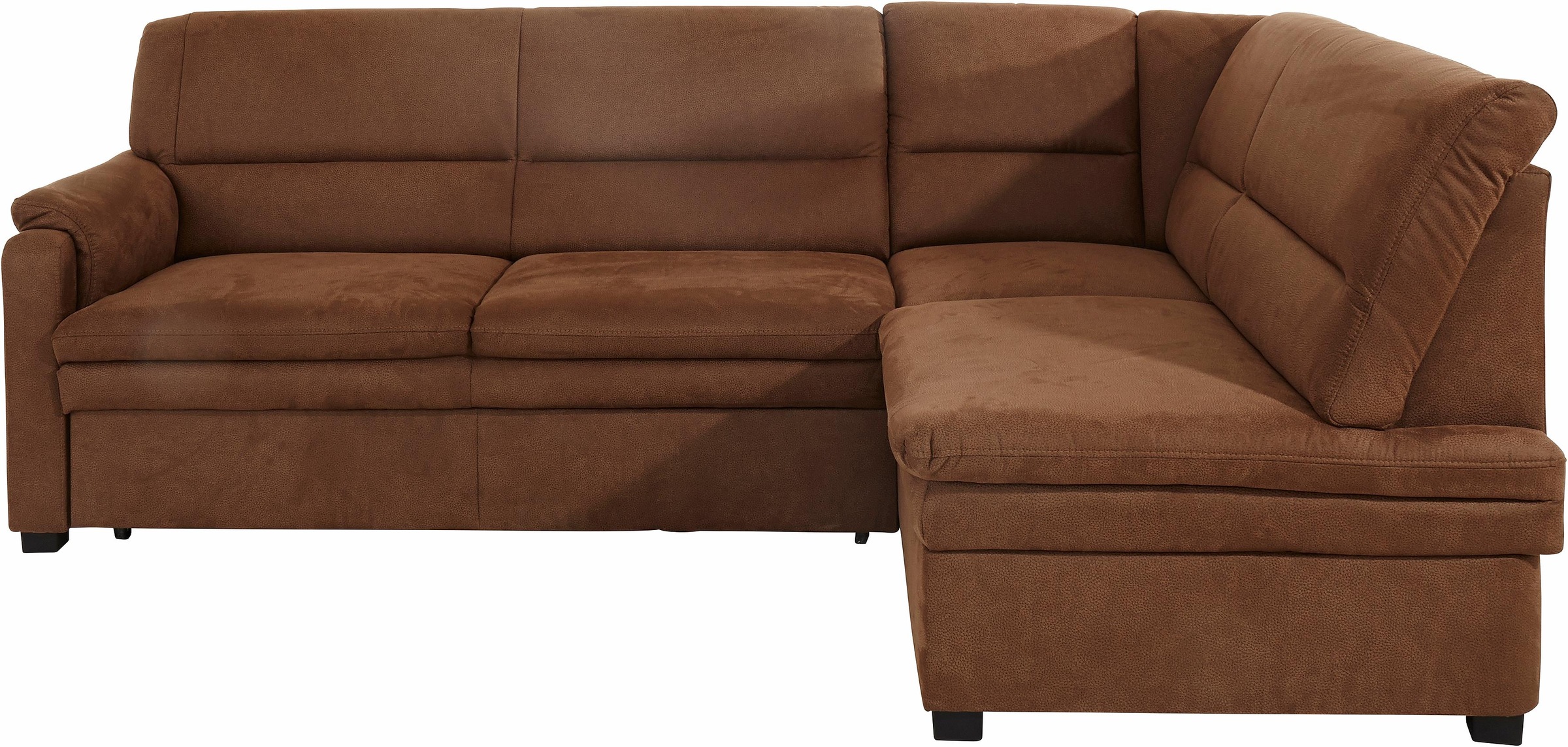 sit&more Ecksofa »Pisa L-Form« mit Federkern, wahlweise mit Bettfunktion günstig online kaufen