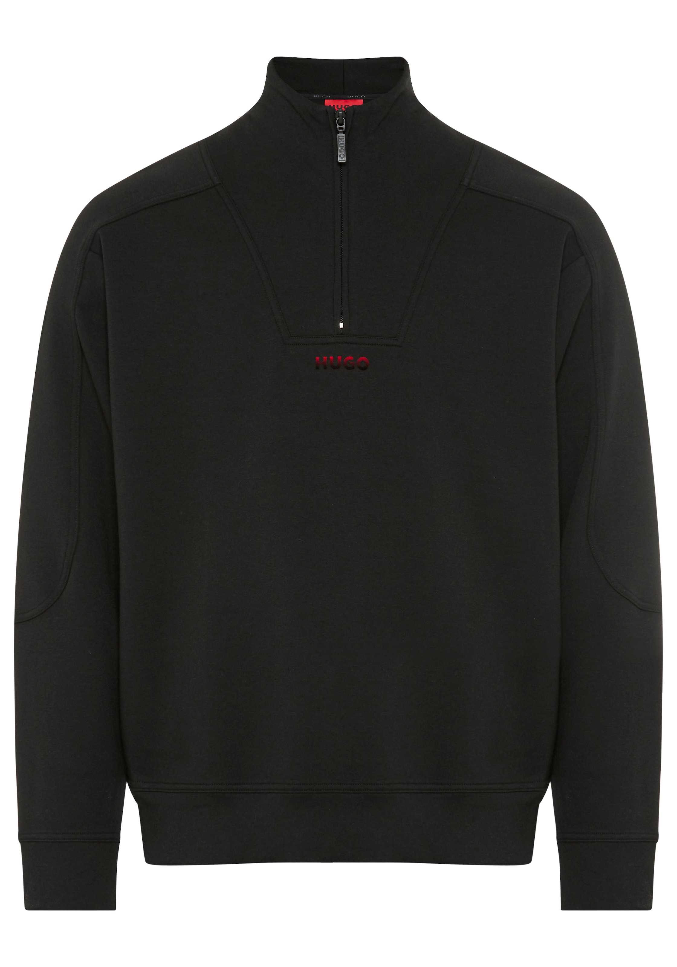 HUGO Underwear Sweatshirt , Troyerkragen mit Reißverschluss
