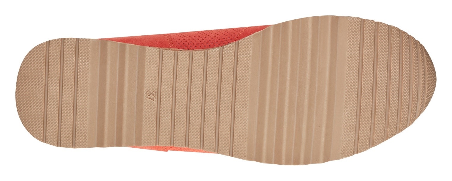 MARCO TOZZI Keilsneaker  , Freizeitschuh, Halbschuh, Schnürschuh in veganer Verarbeitung