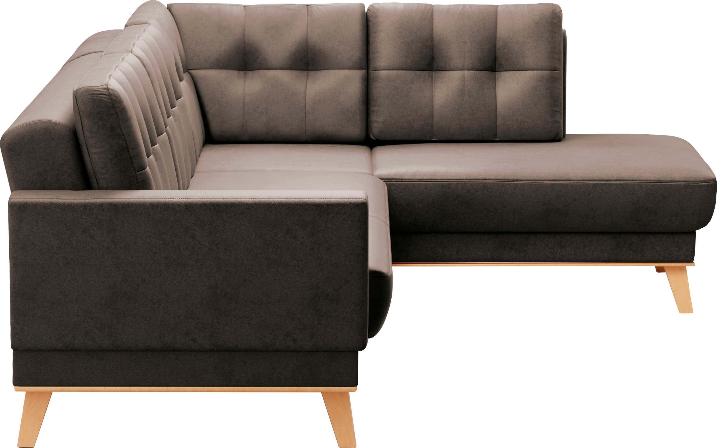 sit&more Ecksofa »Lavida L-Form«, wahlweise mit Kippfunktion und Bettkasten