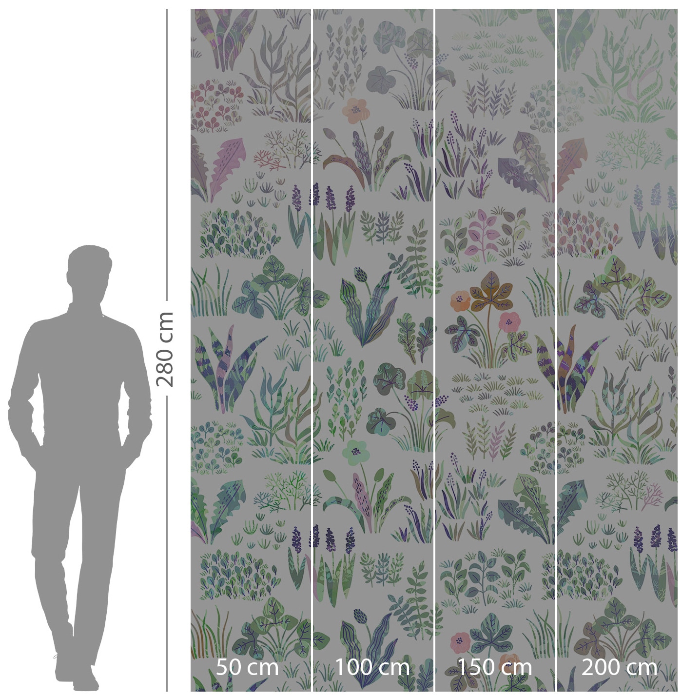 Komar Vliestapete »Digitaldruck Vlies -  Flower Farm - Größe 200 x 280 cm« bedruckt glatt Kinderzimmer