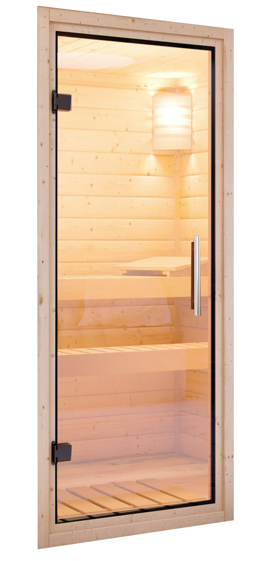 Karibu Sauna »Gitte« Set,  Ofen 9 KW externe Strg easy
