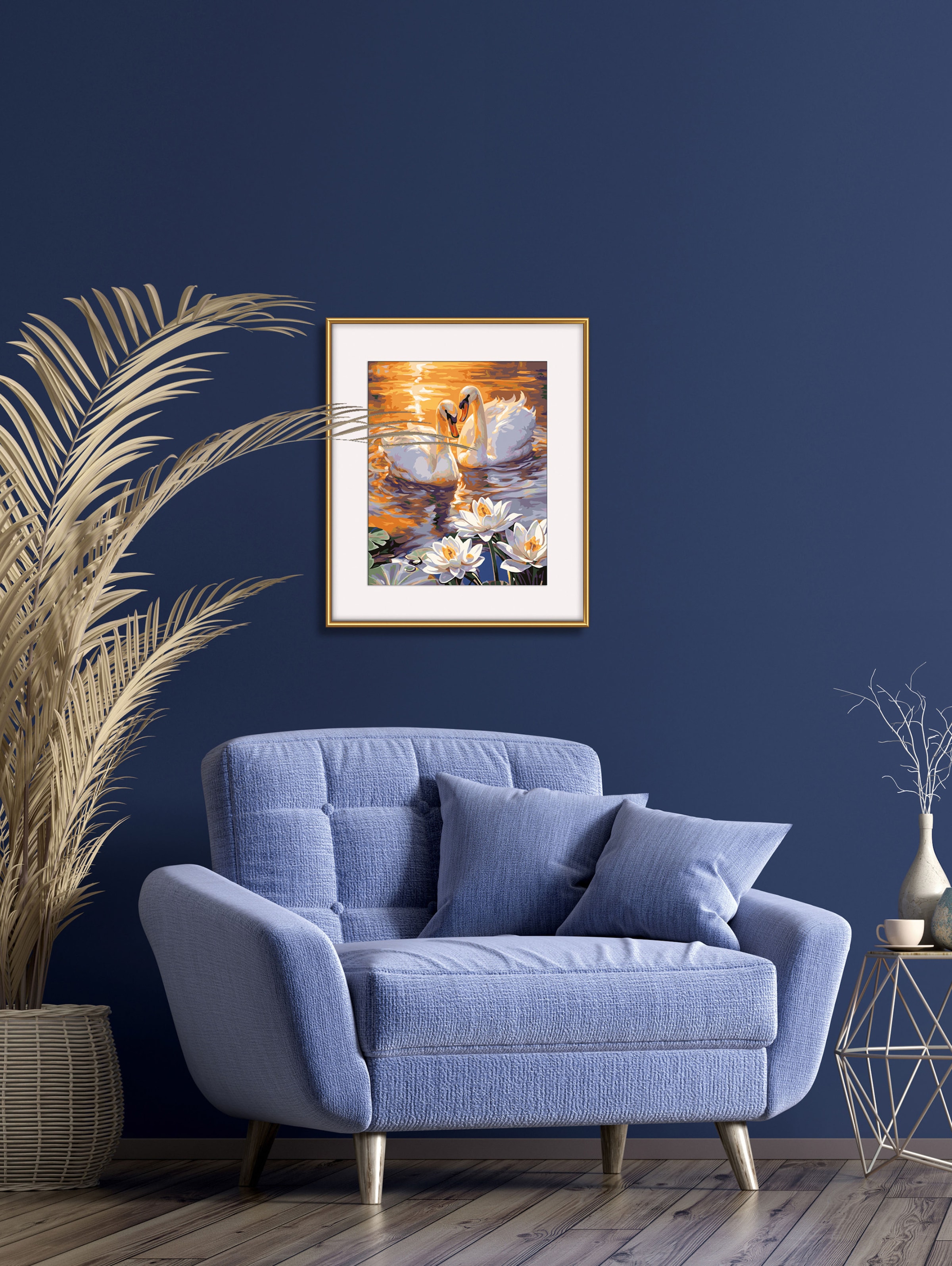 Schipper Malen nach Zahlen »Meisterklasse Klassiker - Verliebte Schwäne« Made in Germany