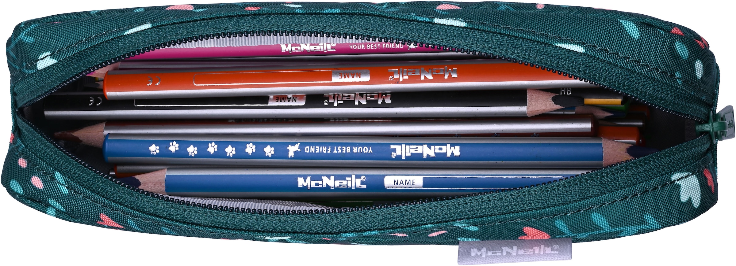 McNeill Schulranzen »Primo, inkl. Etui, Turnbeutel,« Reflektierende Streifen auf den Schultergurten;Retroreflektierende Flächen