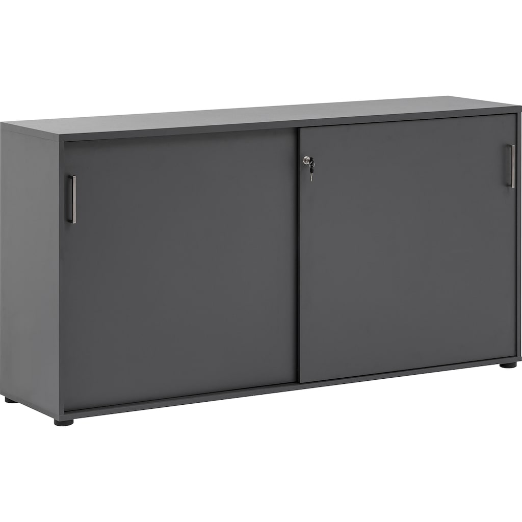 Schildmeyer Aktenschrank »Serie 1500«, abschließbare Kommode, Maße B160,2 x T41 x H84,2 cm, Made in Germany