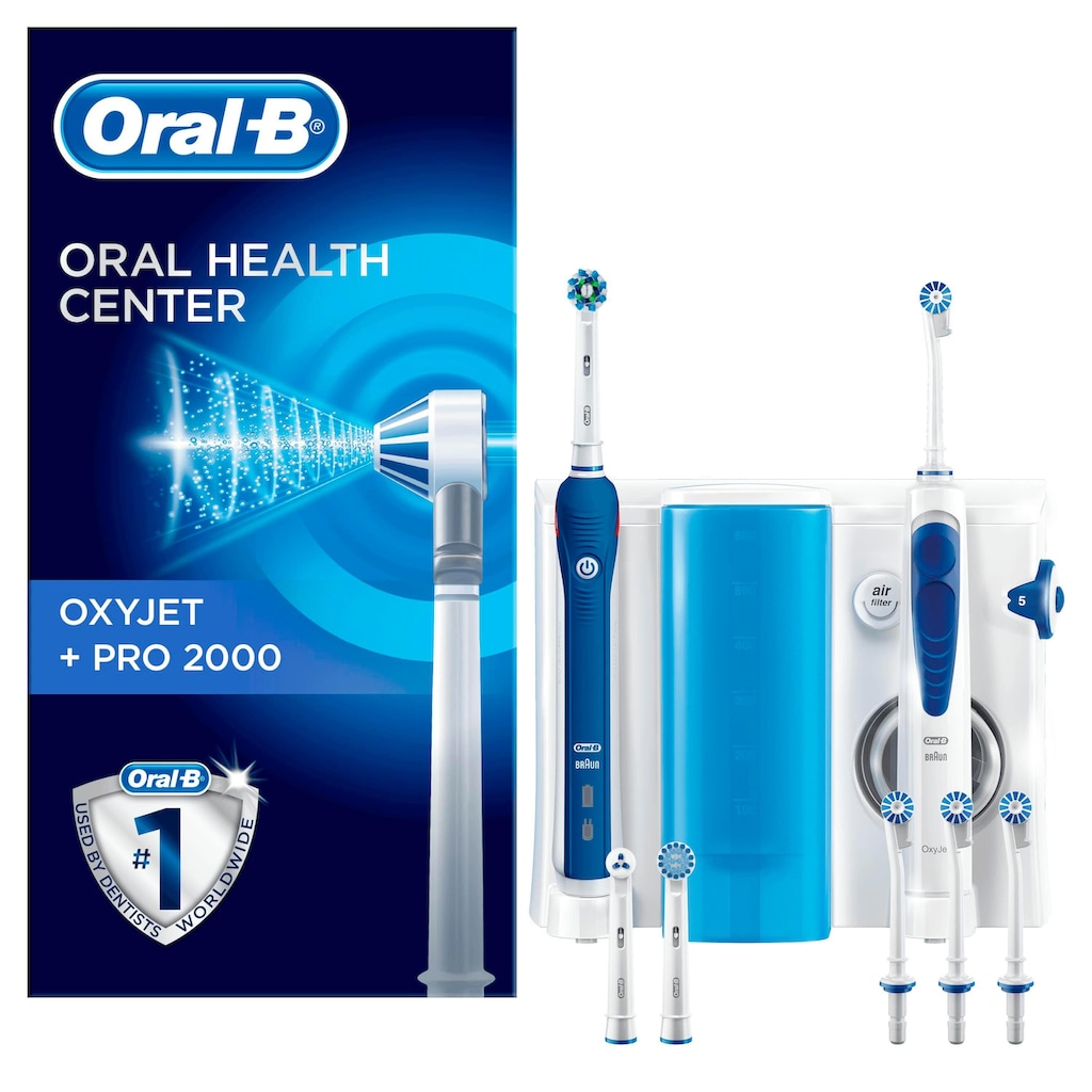 Oral-B Mundpflegecenter »OxyJet + PRO 2000«, (Set)