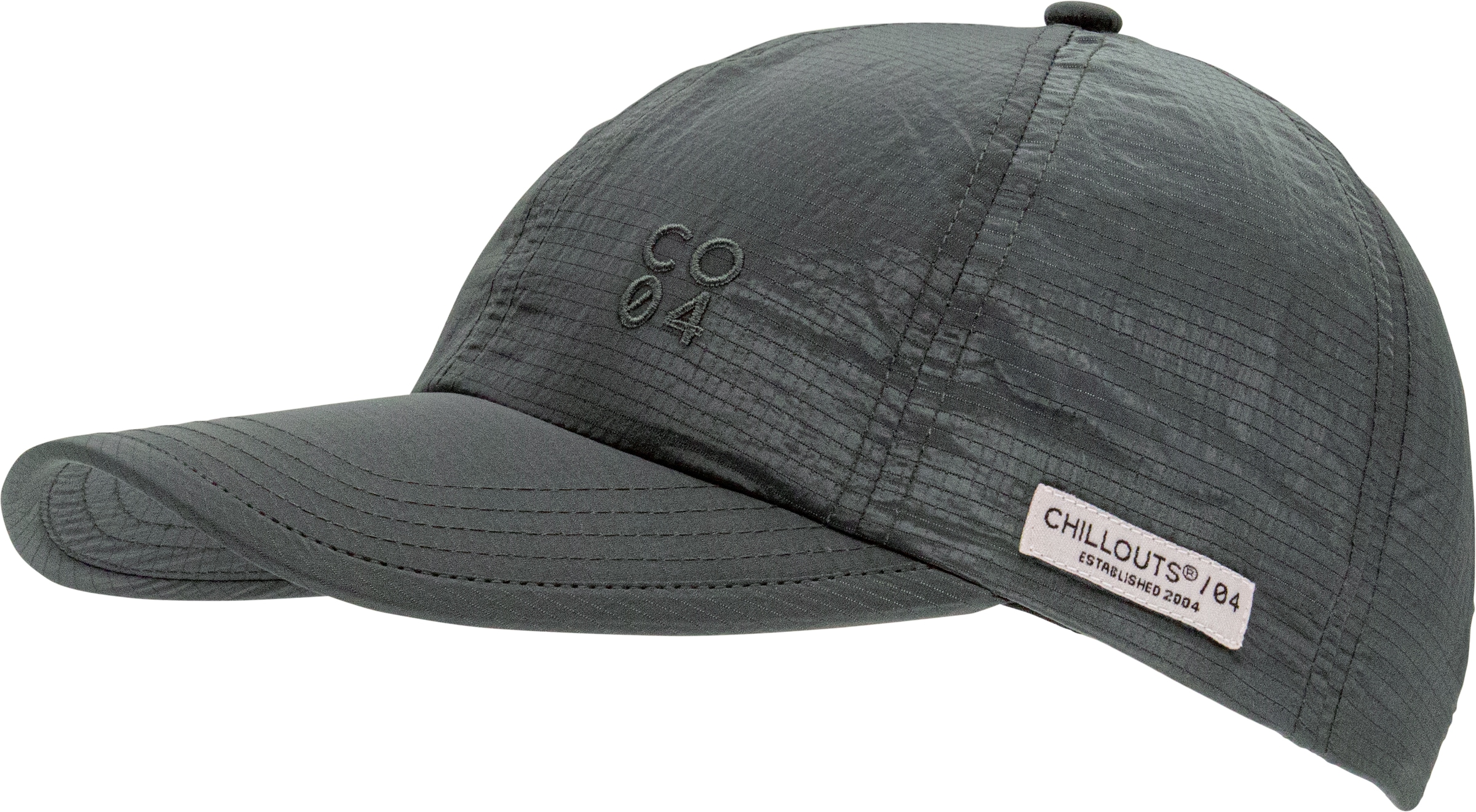 CHILLOUTS Baseball Cap »Patras Hat« aus atmungsaktivem Material mit verstellbarem Verschluss grau