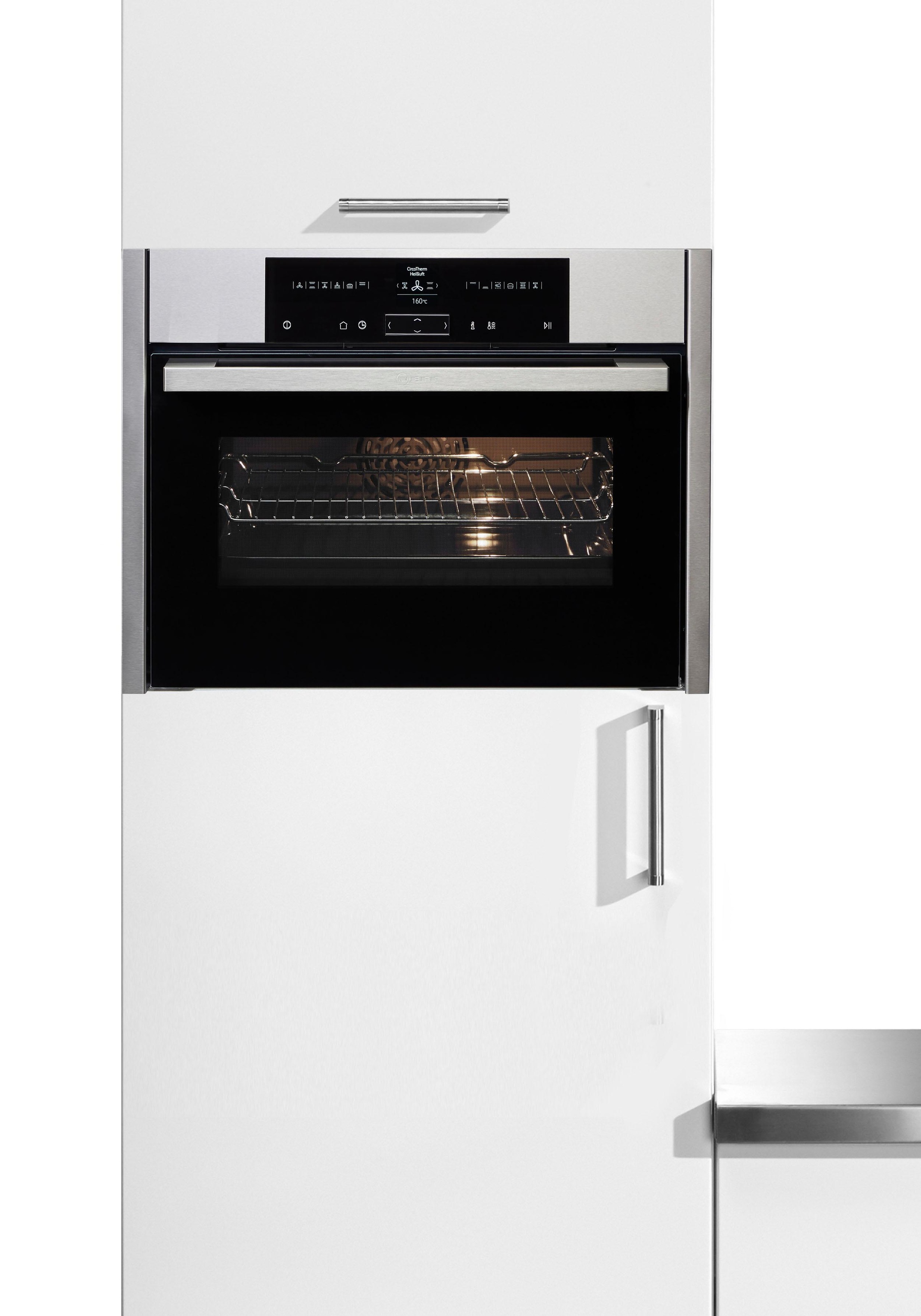 Bild von NEFF Einbaubackofen »C15CR22N2«, N 70, C15CR22N2, mit Teleskopauszug nachrüstbar, easyClean, CircoTherm®-Heißluft