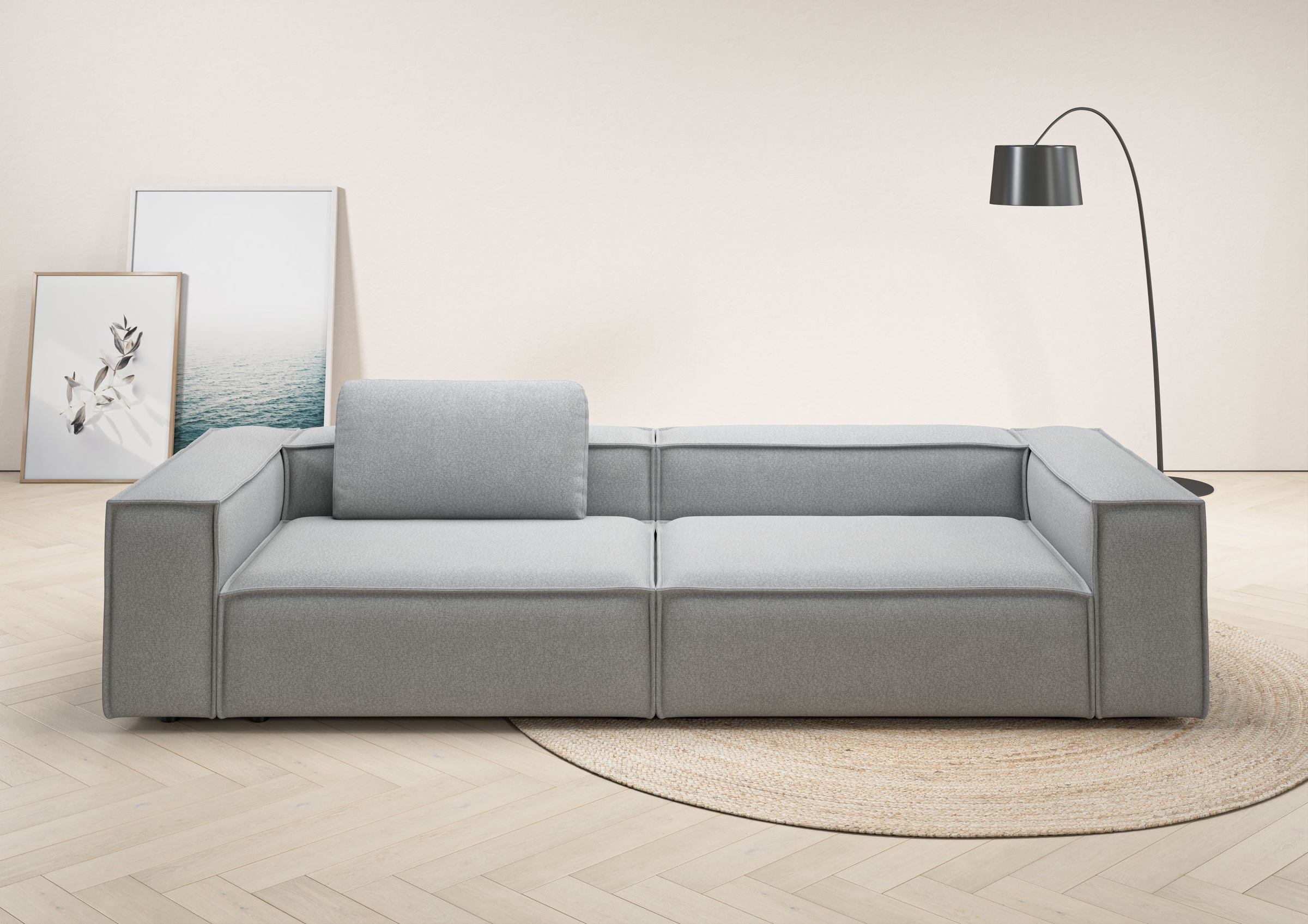 PLACES OF STYLE 3-Sitzer »Watertown moderner 3-Sitzer« extra breites Sofa m günstig online kaufen