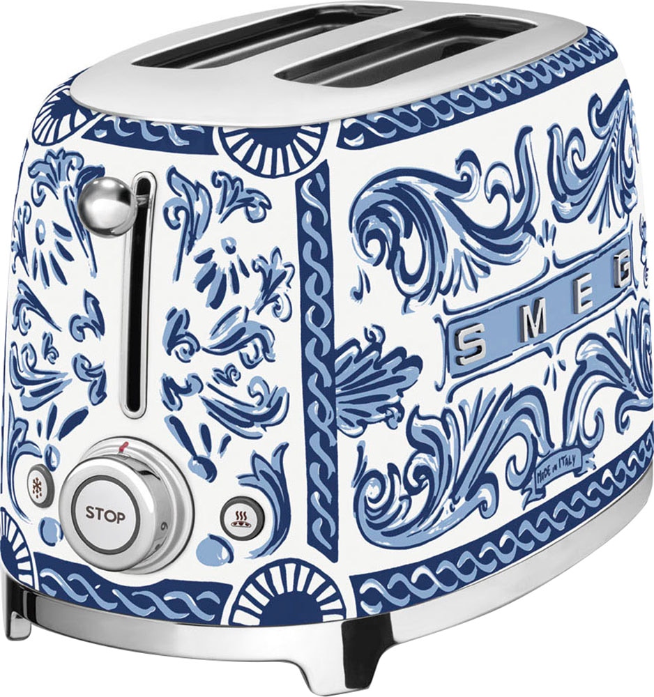 SMEG DOLCE & GABBANA Toaster »TSF01DGBEU«, 2 Schlitze, für 2 Scheiben, 950 günstig online kaufen