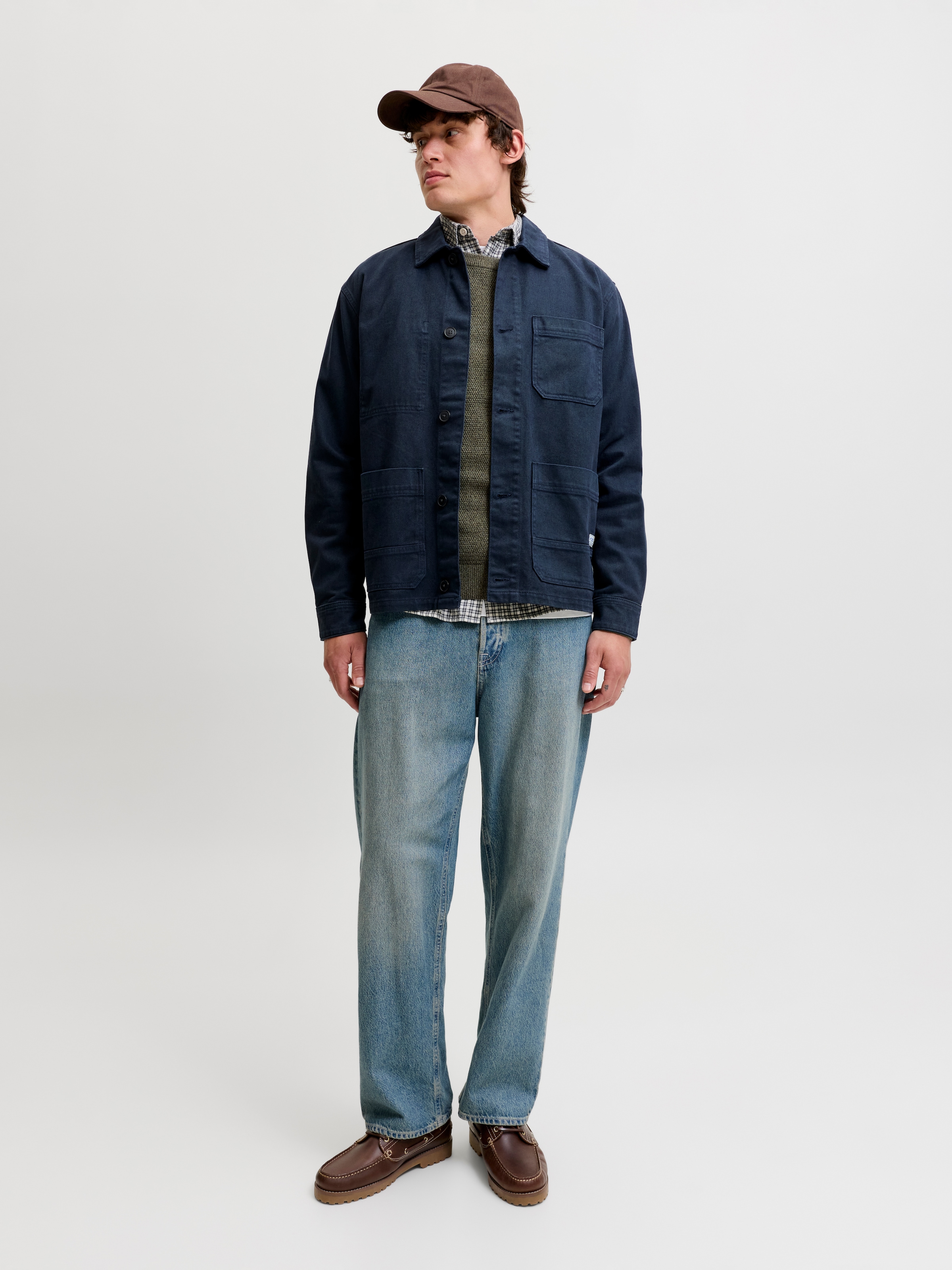 Jack & Jones Strickpullover »JJERYDER KNIT CREW NECK NOOS« Baumwolle, regular fit