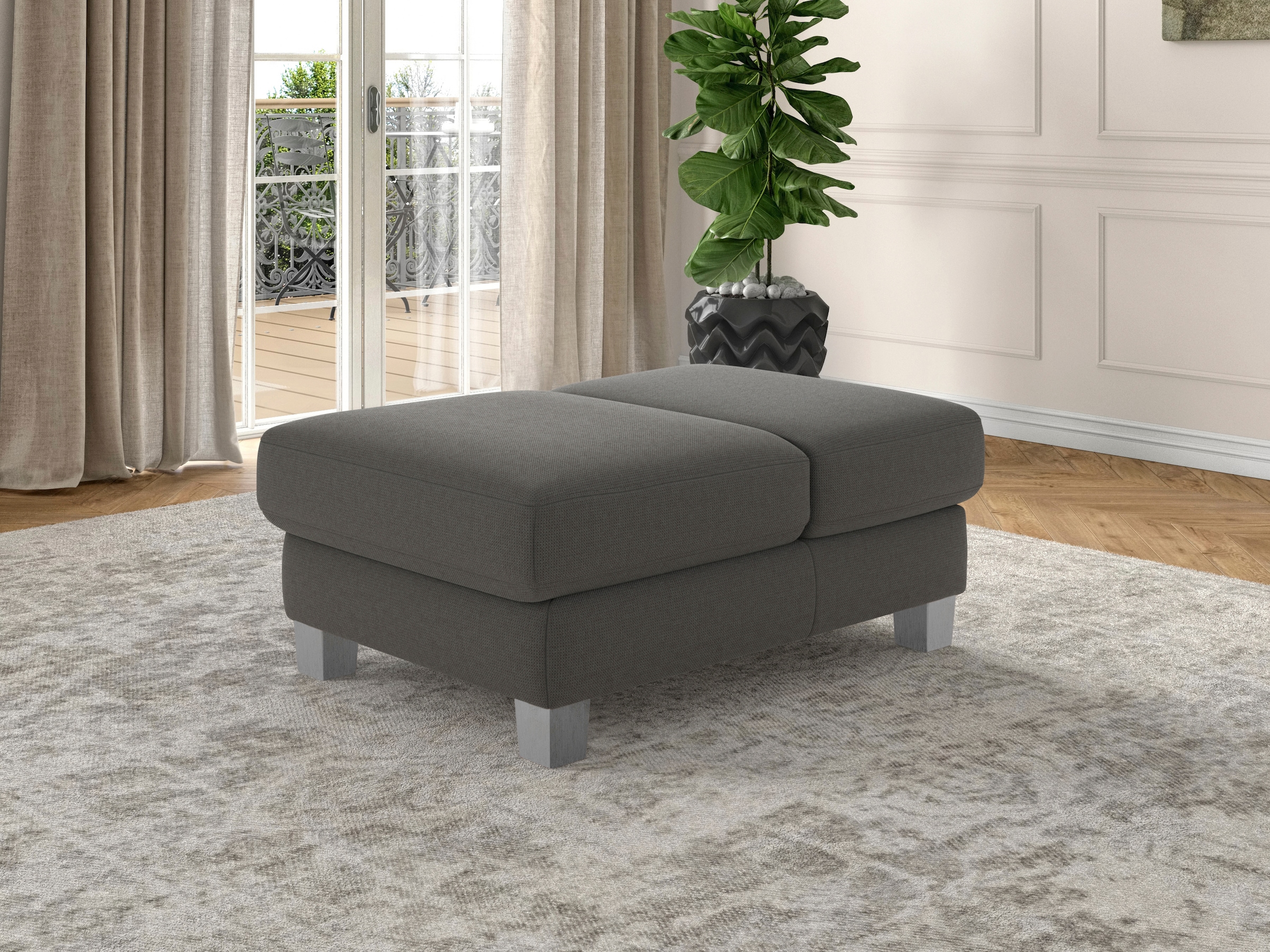 sit&more Polsterhocker "Dundee" mit Klappfunktion, Federkern und hochwertig günstig online kaufen