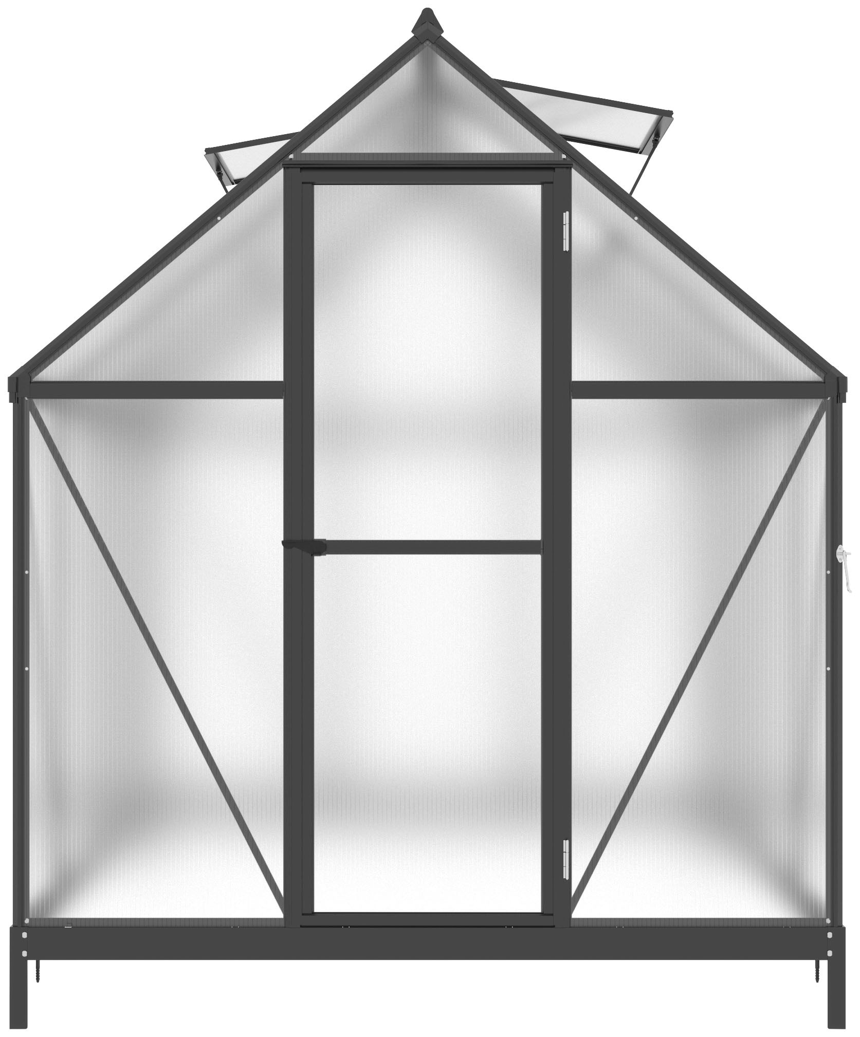 KONIFERA Gewächshaus mit Fundamentrahmen