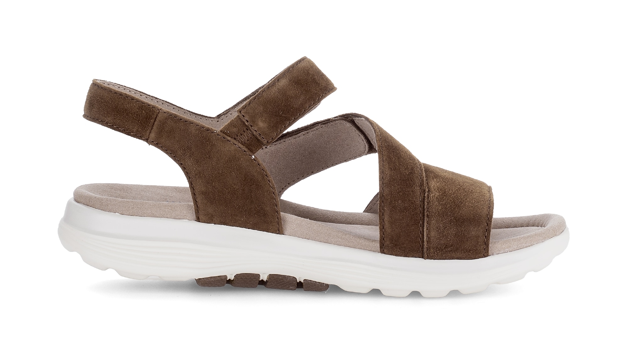 rollingsoft Riemchensandale  Keilabsatz, Sandalette mit typischer Laufsohle, G-Weite (=weit)