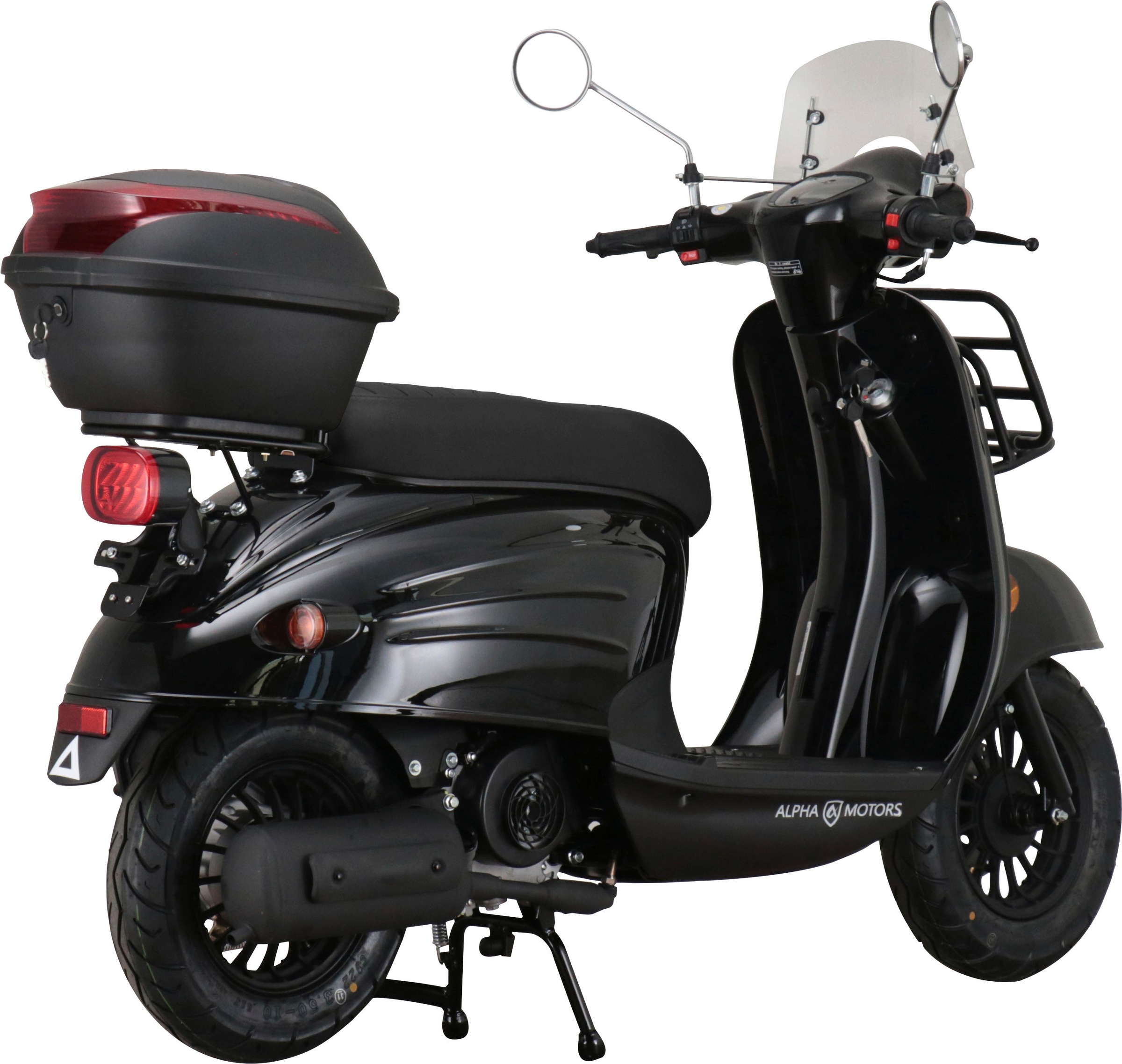 Alpha Motors Motorroller »Adria«, 50 cm³, 45 km/h, Euro 5, 3,1 PS, (inkl. Windschild und Topcase), mit Lenkerschloss und Windschild