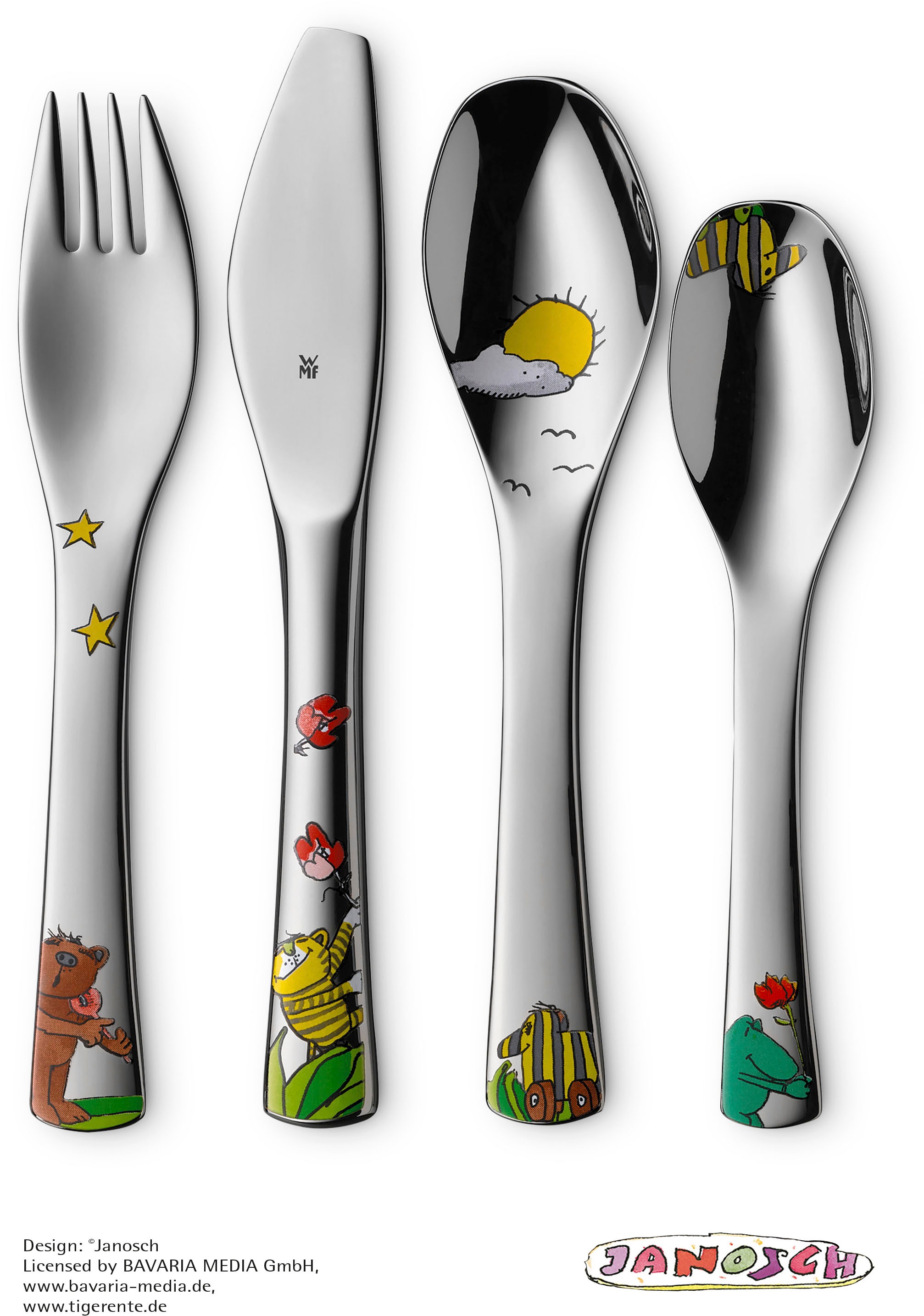 WMF Kindergeschirr-Set »Janosch«, (Set, 6 tlg.), ab 3 Jahren, spülmaschinen günstig online kaufen
