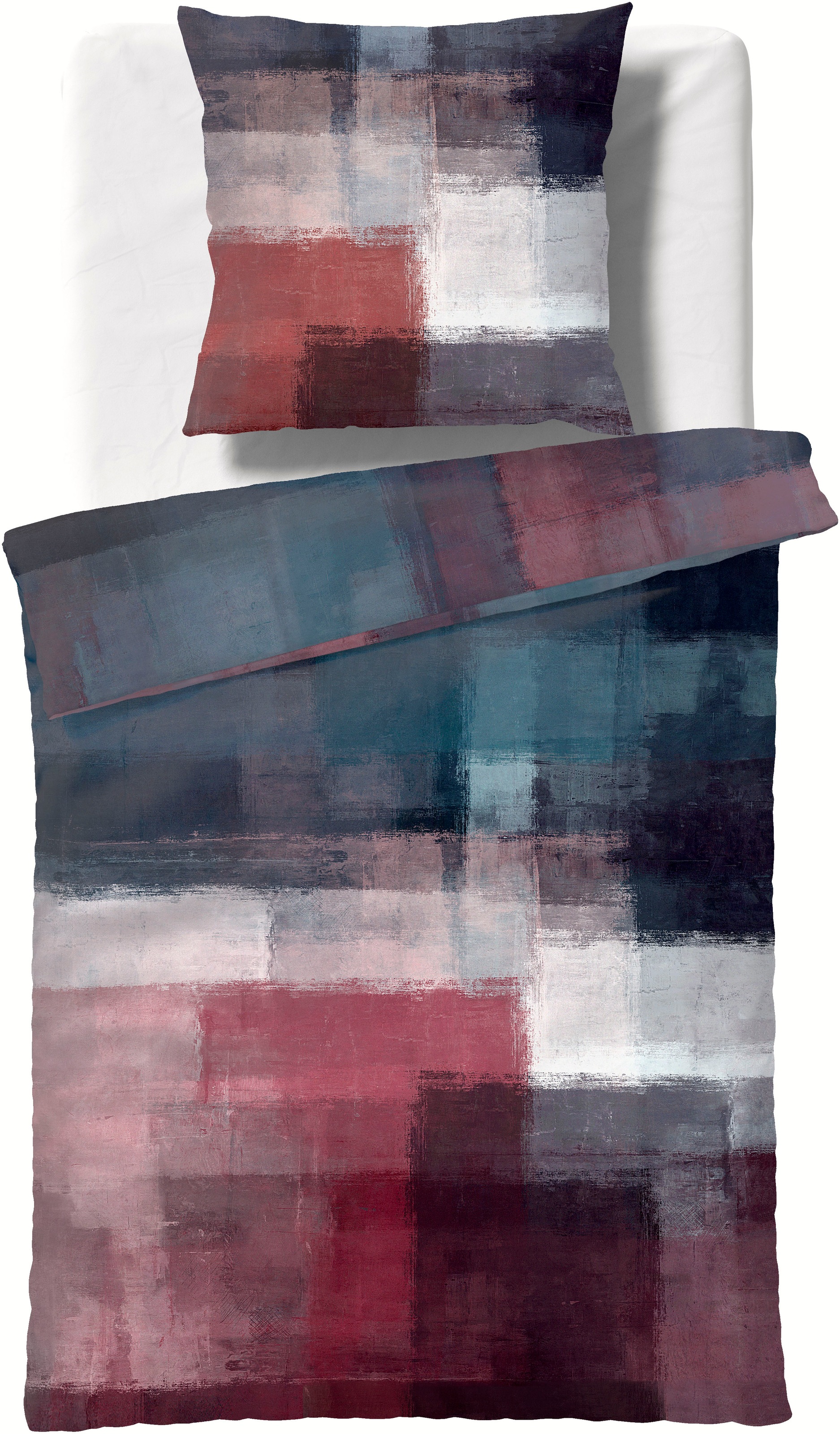 fleuresse Bettwäsche »Bed Art S« 3 Stk. tlg. Mako Satin 100% Baumwolle mit günstig online kaufen